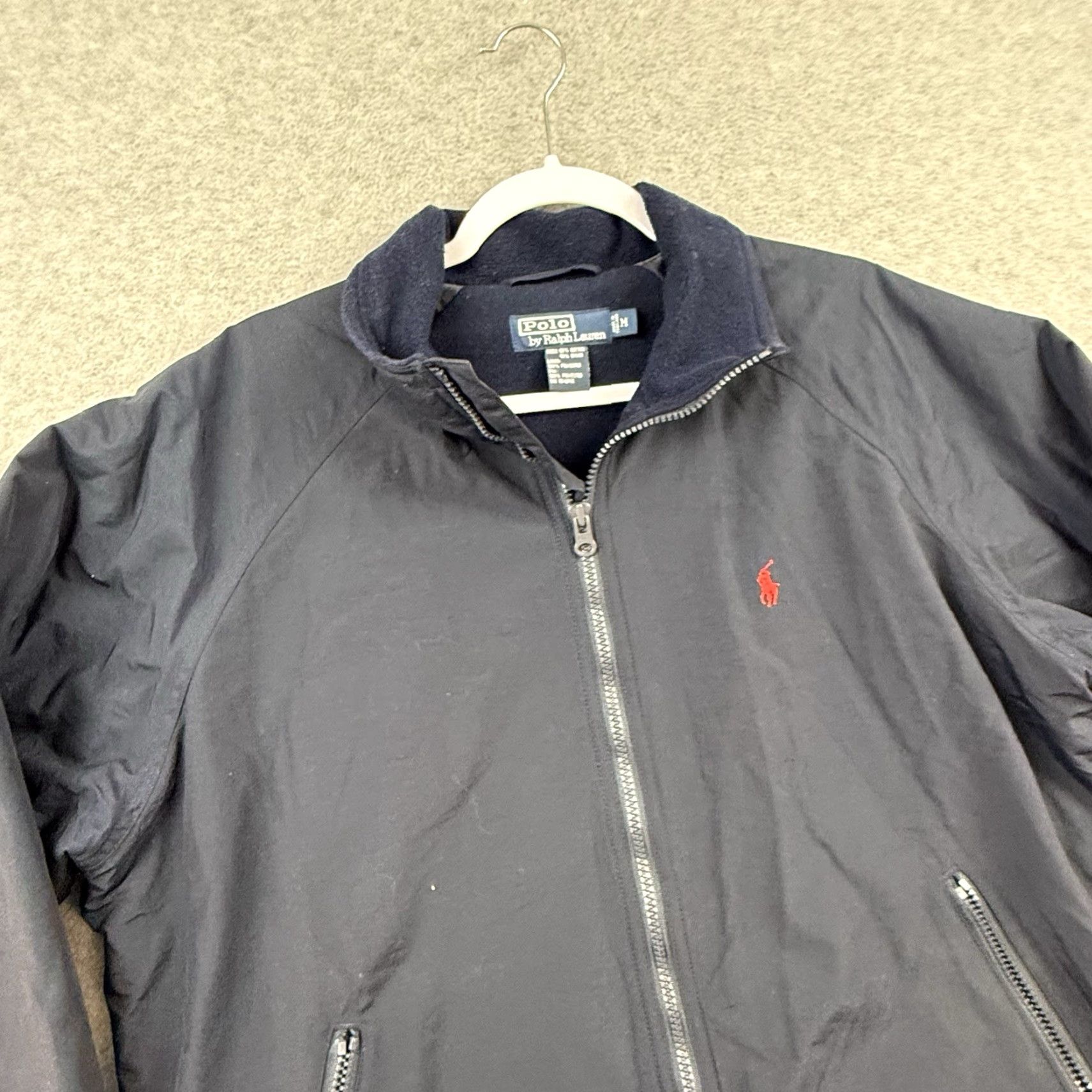 Polo Ralph Lauren Polo Ralph Lauren Jacket Mens M Blue Fleece Lined Coat Windbreaker Full Zip Insulated Pockets Logo Quilted Size US M / EU 48-50 / 2 - 2 Thumbnail
