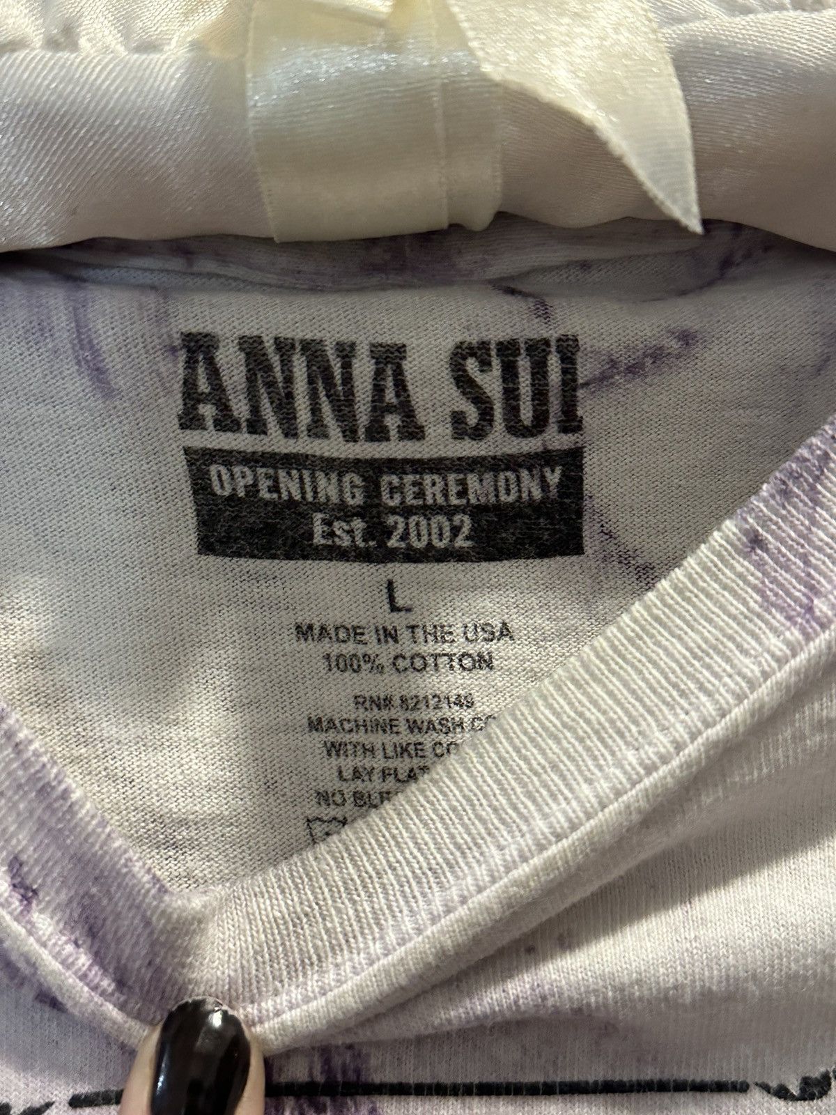 Anna Sui butterfly print shirt Size L / US 10 / IT 46 - 2 Thumbnail
