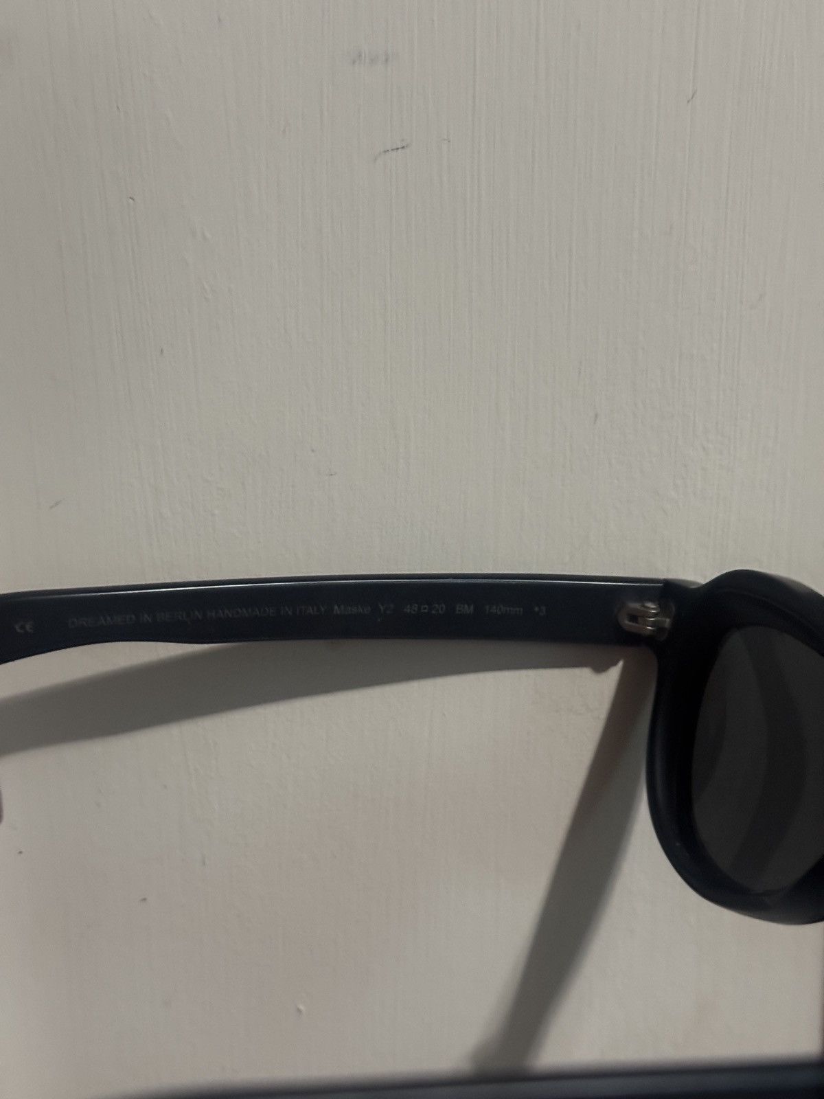 Kuboraum kuboraum maske y2 smooth black solid cateye sunglasses shade Size ONE SIZE - 2 Thumbnail