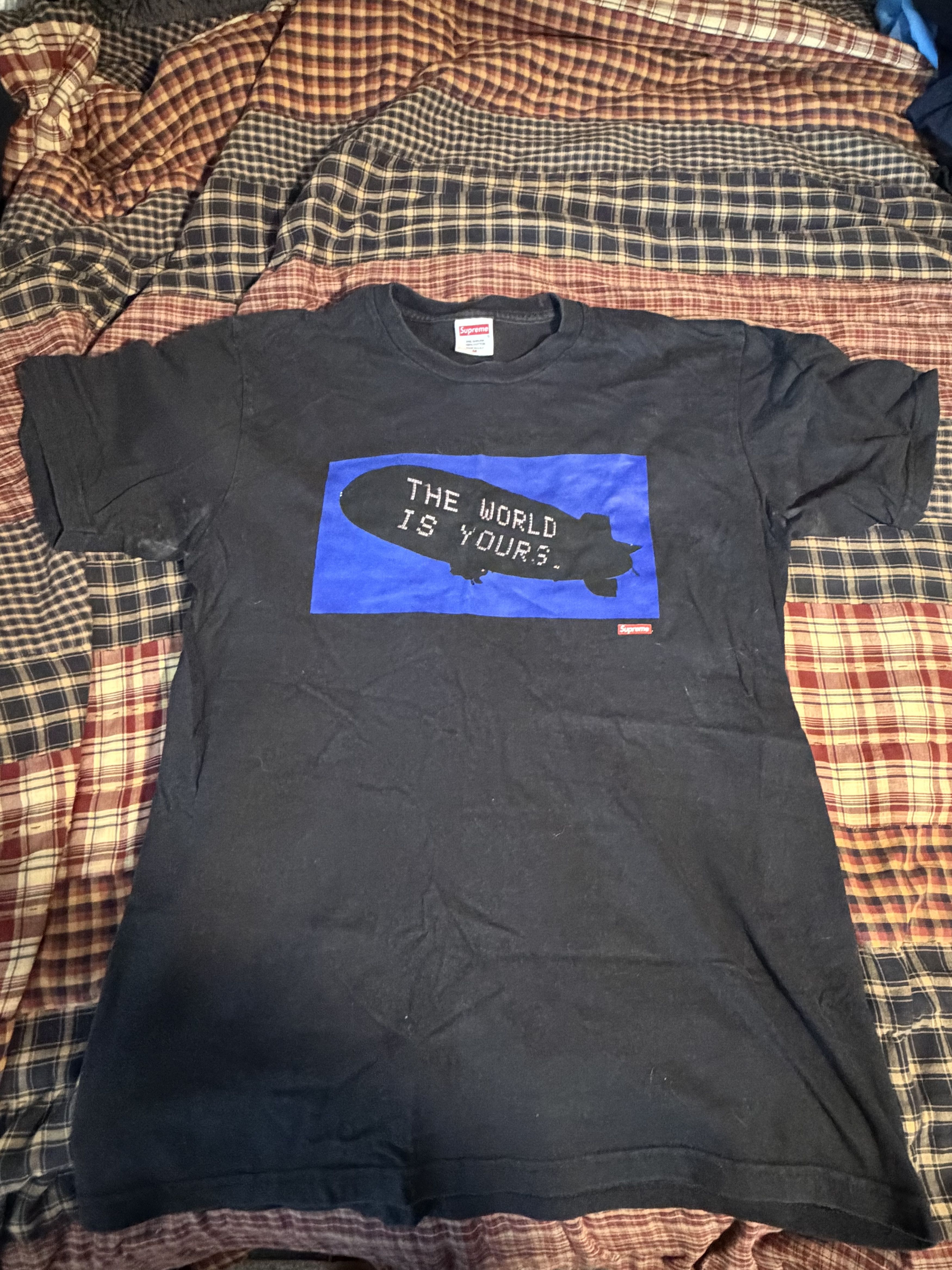 supreme fucktheworld tシャツ Supreme FTW “fuck the world” Tee sz L
