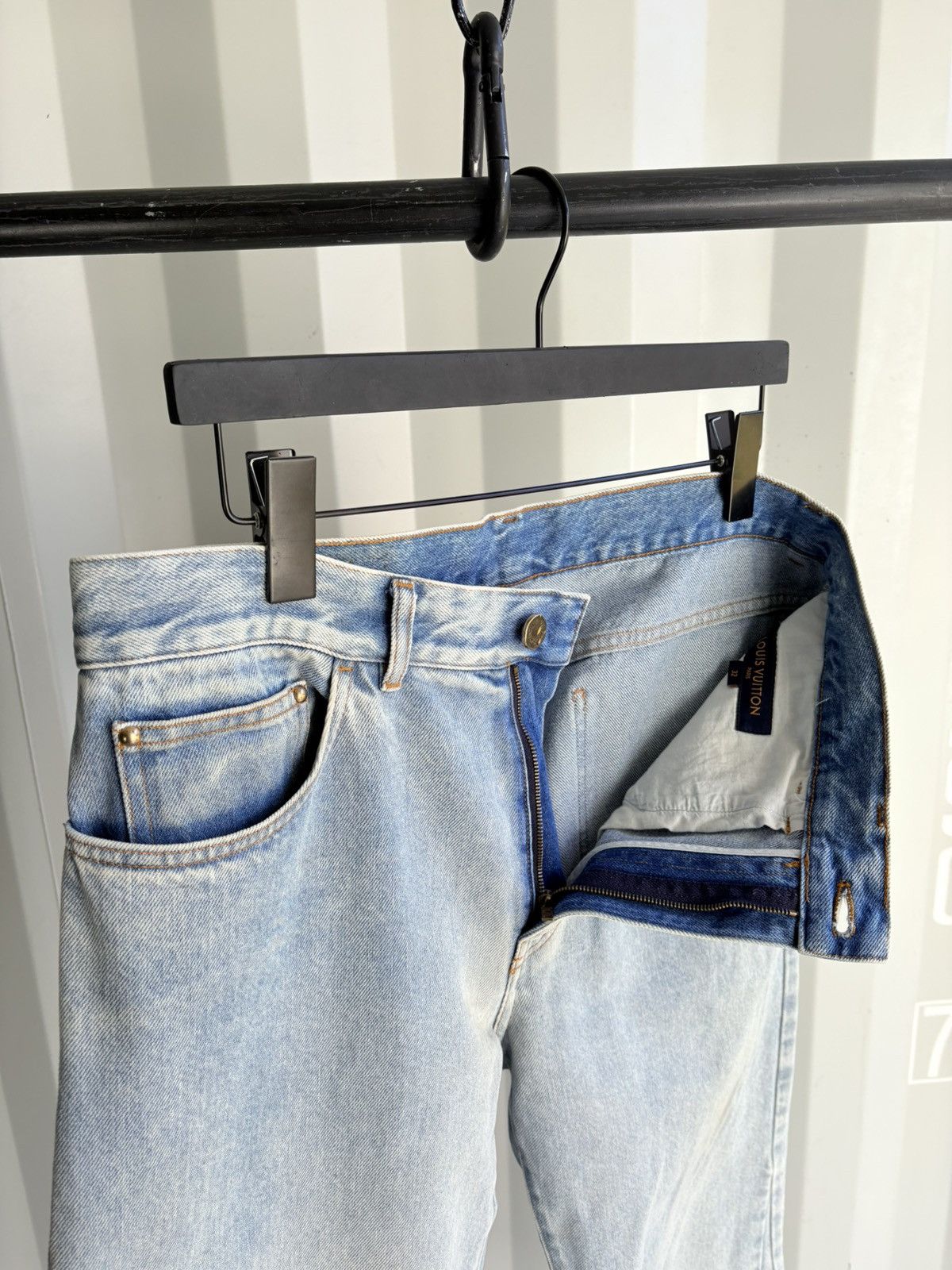 Louis Vuitton Staple Edition Flare Insert Denim Size US 34 / EU 50 - 6 Thumbnail