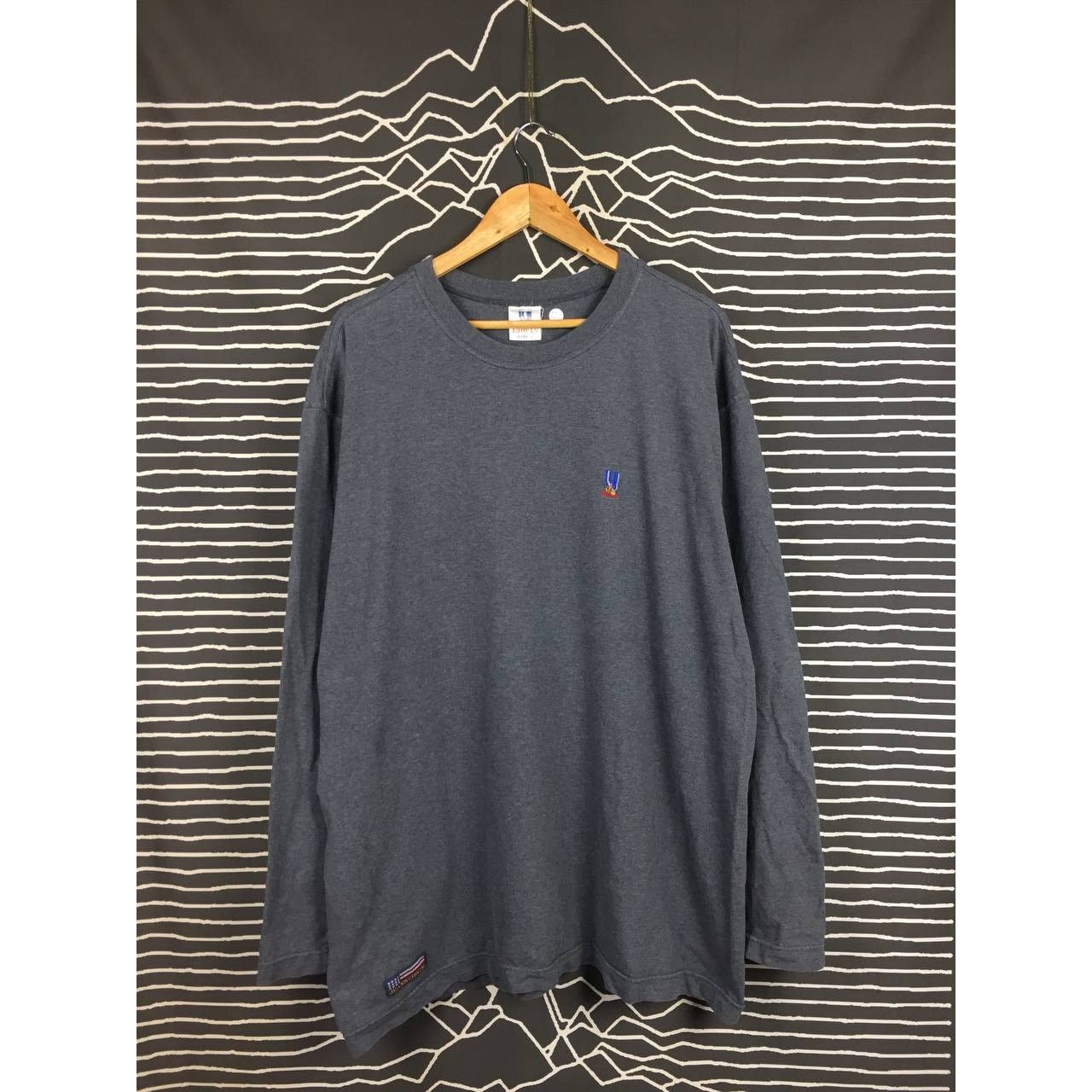 Edwin × Vintage Vtg Edwin Embroidered Logo Long Sleeve Tee Size US XXL / EU 58 / 5 - 2 Thumbnail
