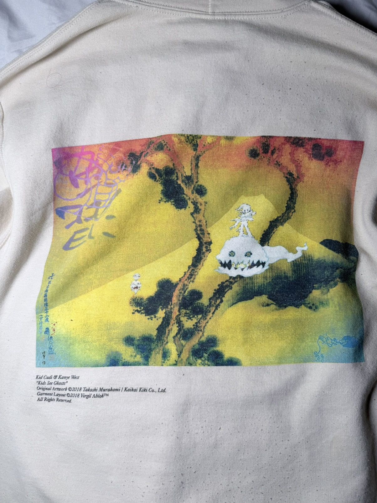 Kanye West Kids See Ghosts Hoodie Cream Medium Kanye West Kid Cudi Size US M / EU 48-50 / 2 - 8 Thumbnail