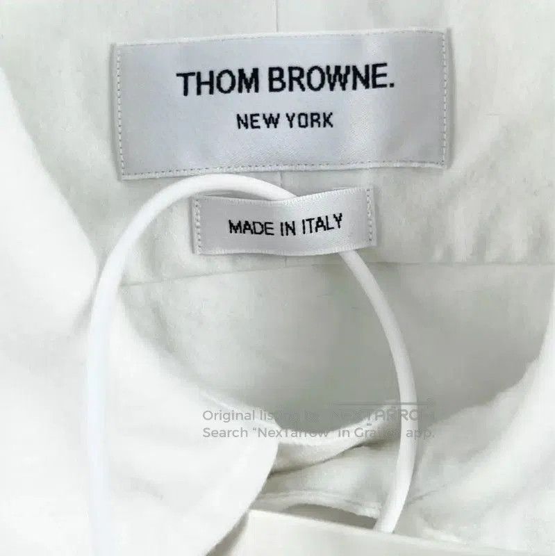 Thom Browne Thom Browne Men's White Cotton Shirt . Size US M / EU 48-50 / 2 - 3 Thumbnail