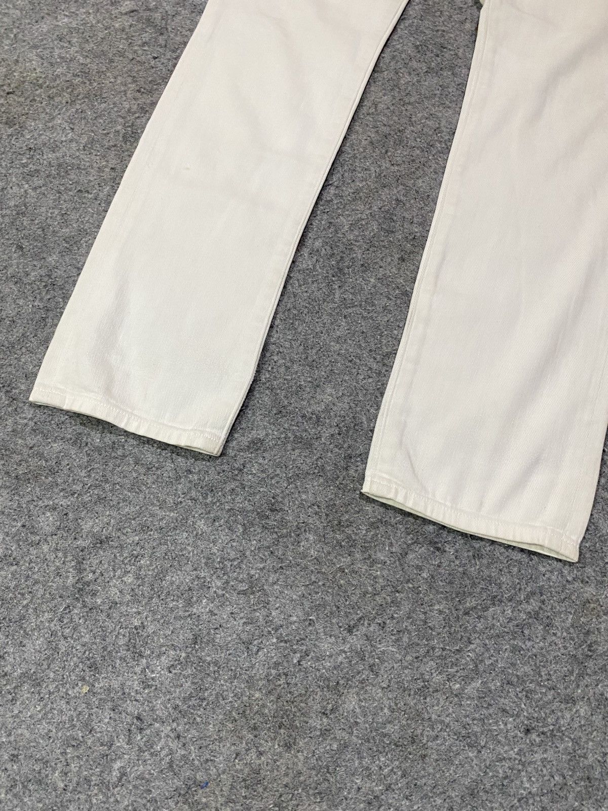 Kapital Kapital Japan White Buckleback Denim Size US 27 - 6 Thumbnail