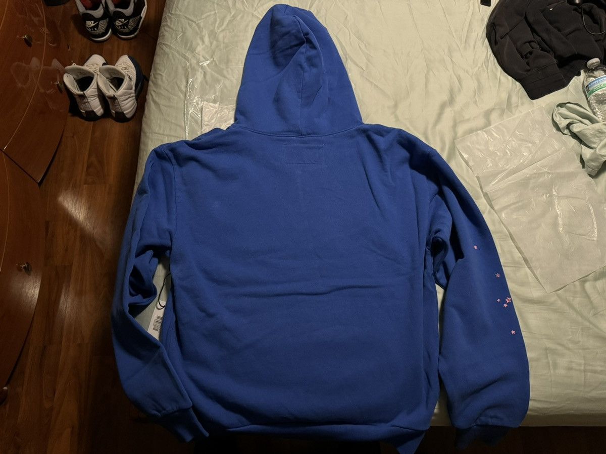 Sp5der Sp5der Angel Number Blue Hoodie Size Medium Size US M / EU 48-50 / 2 - 2 Thumbnail