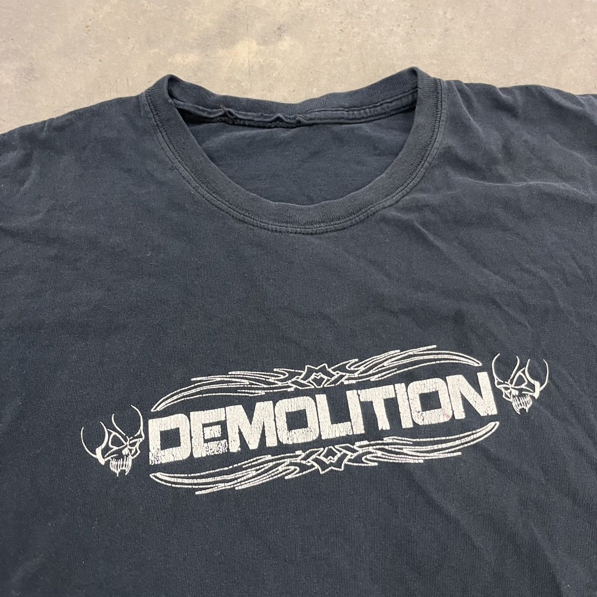 Affliction × Tapout CRAZY Faded Black Demolitions Skull Tattoo Tribal Shirt Size US L / EU 52-54 / 3 - 2 Thumbnail