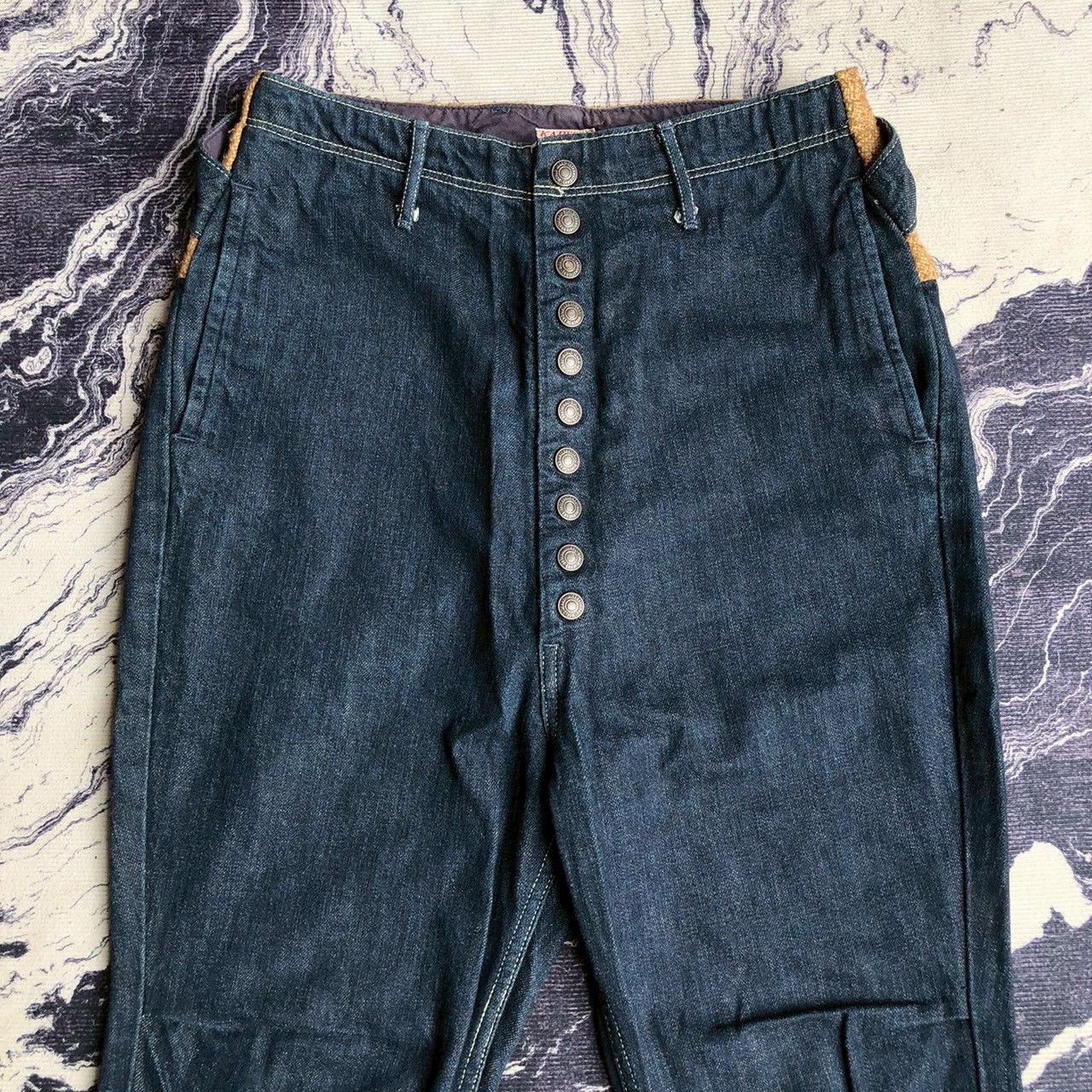 Kapital Vintage Kapital Denim Clown Pants Drop Crotch Size US 28 / EU 44 - 3 Thumbnail