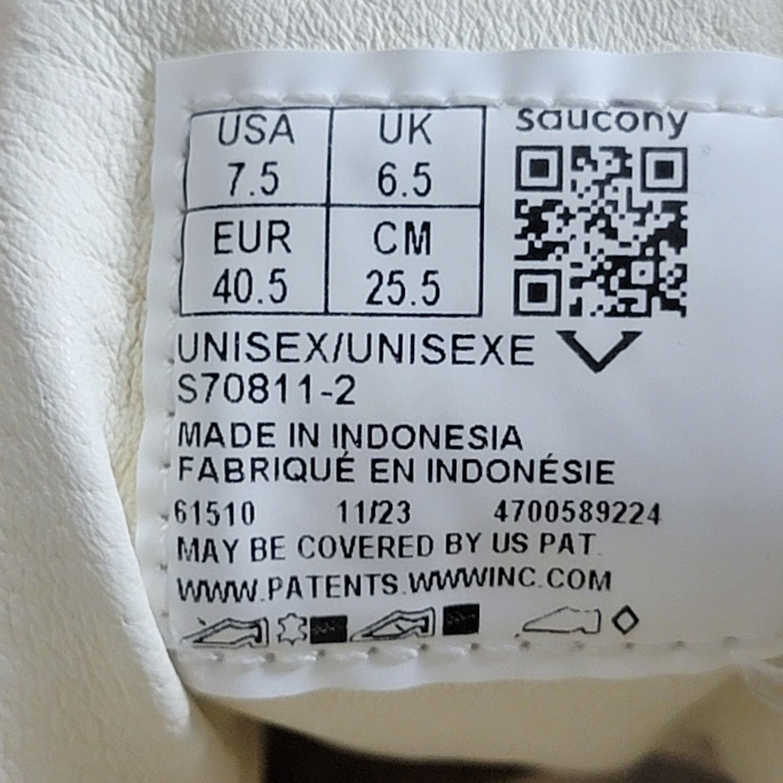 Saucony Saucony Shadow 5000 Premium Lt Grey Green Sz 7.5 S708112(27) Size US 7.5 / EU 40-41 - 7 Thumbnail