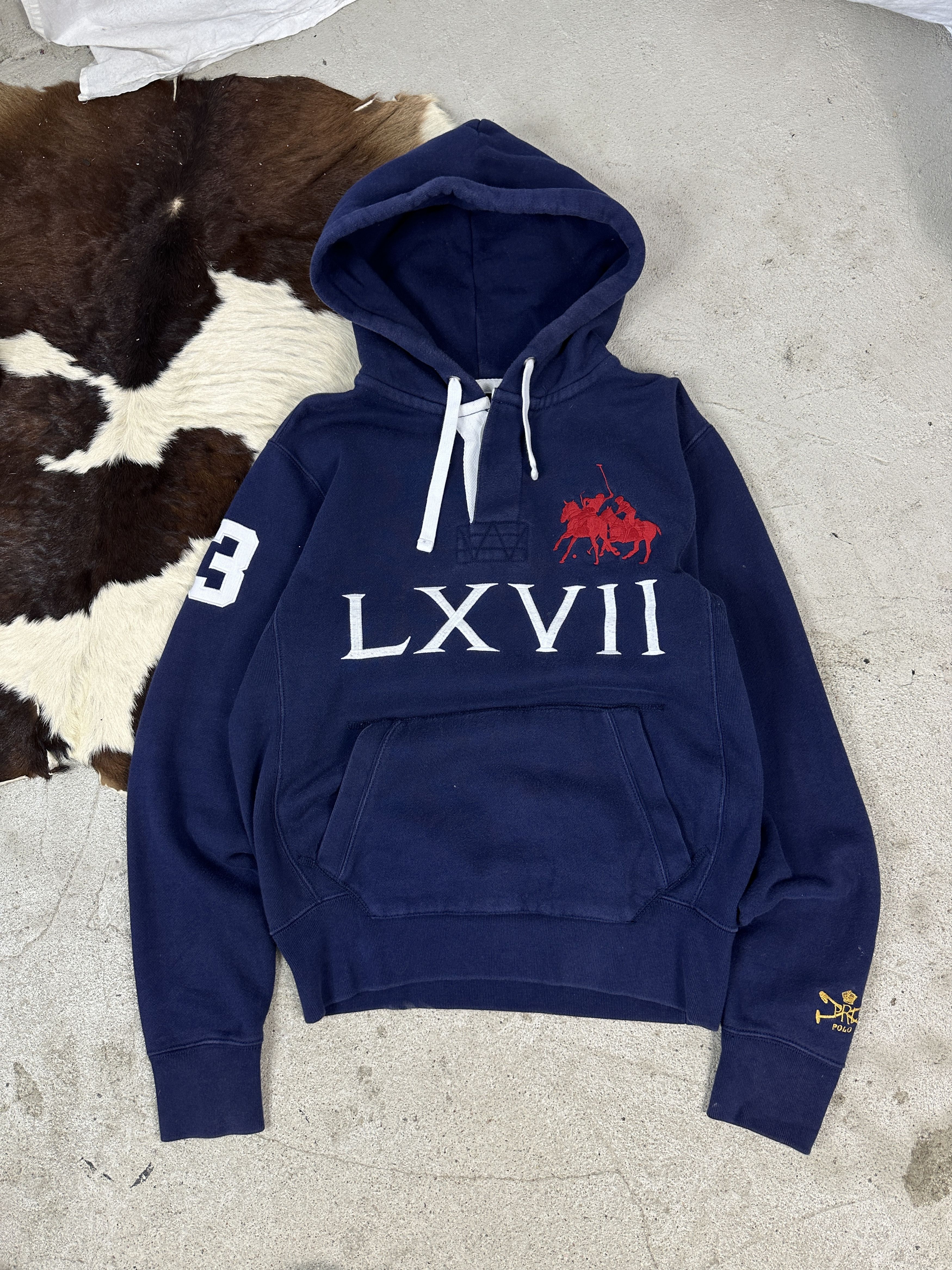 Polo Ralph Lauren × Vintage Vintage Y2K Casual Polo Ralph Lauren Big Pony Hoodie Size US S / EU 44-46 / 1 - 1 Thumbnail