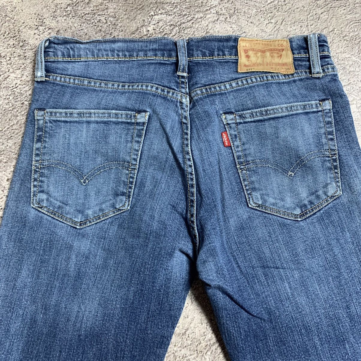 Vintage Vintage 90s Levis Distressed Baggy Wide Leg Jeans Grunge 32 Size US 32 / EU 48 - 6 Thumbnail