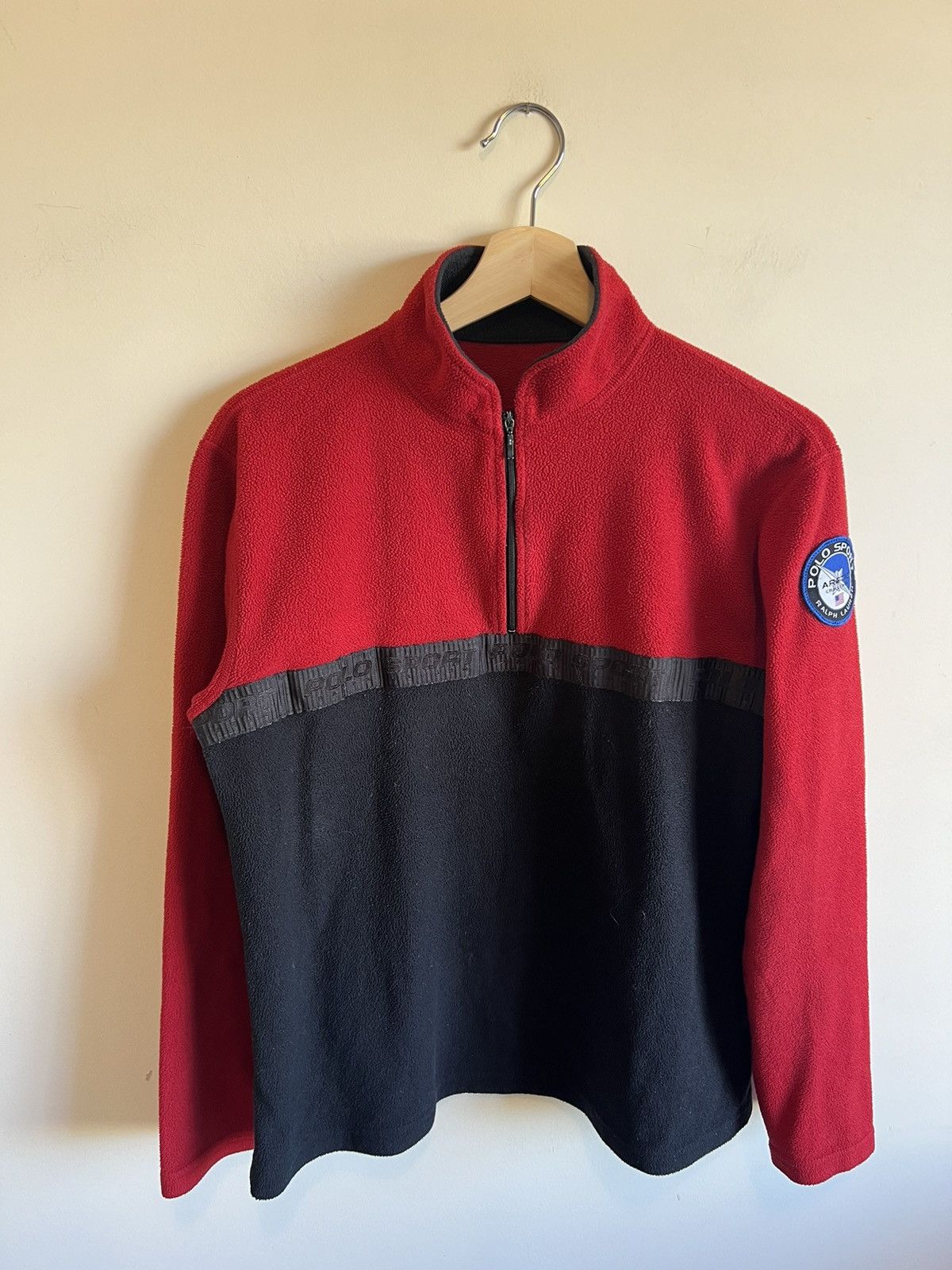 Polo Ralph Lauren × Ralph Lauren × Ralph Lauren Sport RARE Polo Sport Arctic Challenge Cookie Logo Fleece 1/4 Zip Size US S / EU 44-46 / 1 - 3 Thumbnail