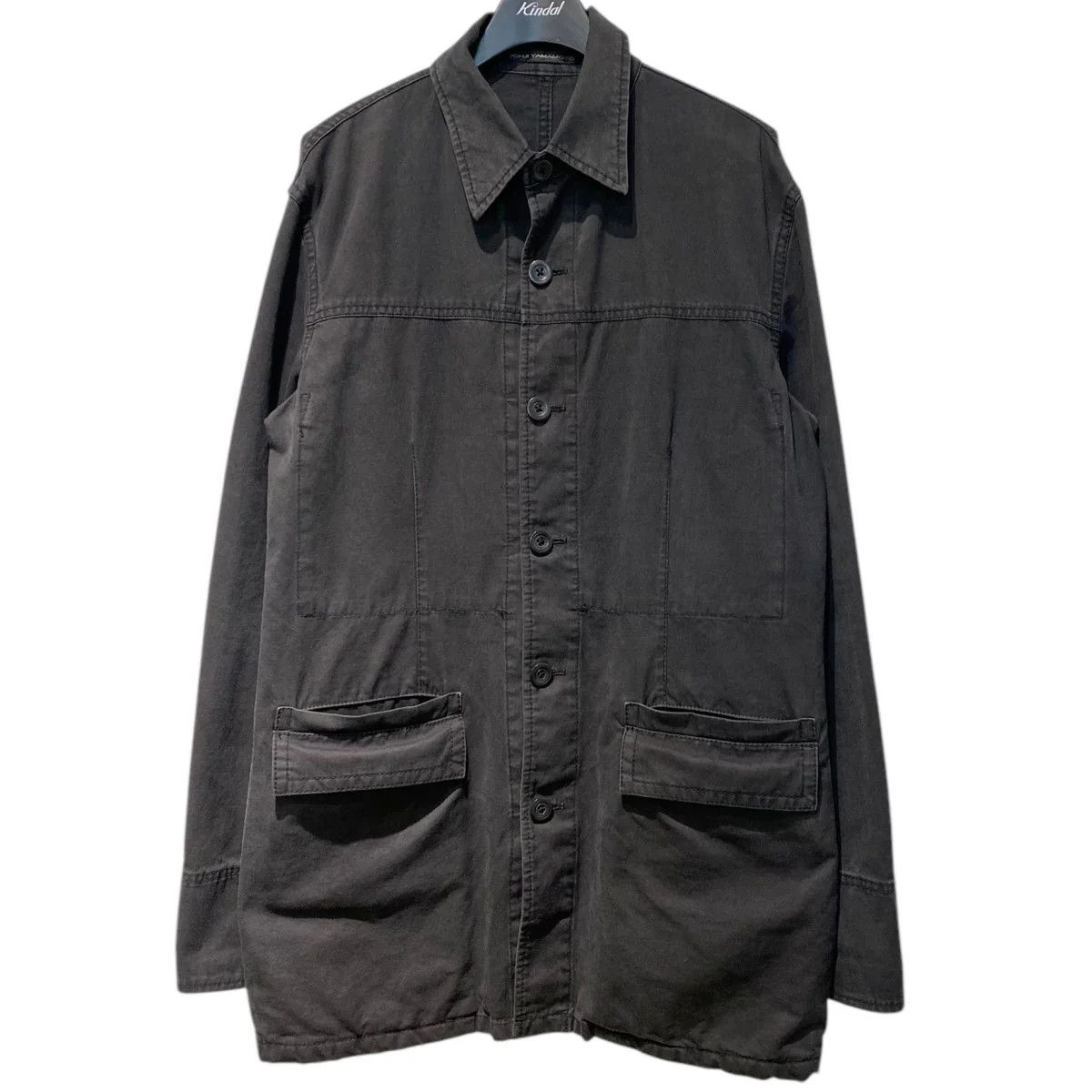 Yohji Yamamoto Y’S Yohji Yamamoto 11AW Product Dyed French Coverall Jacket Size US L / EU 52-54 / 3 - 1 Thumbnail