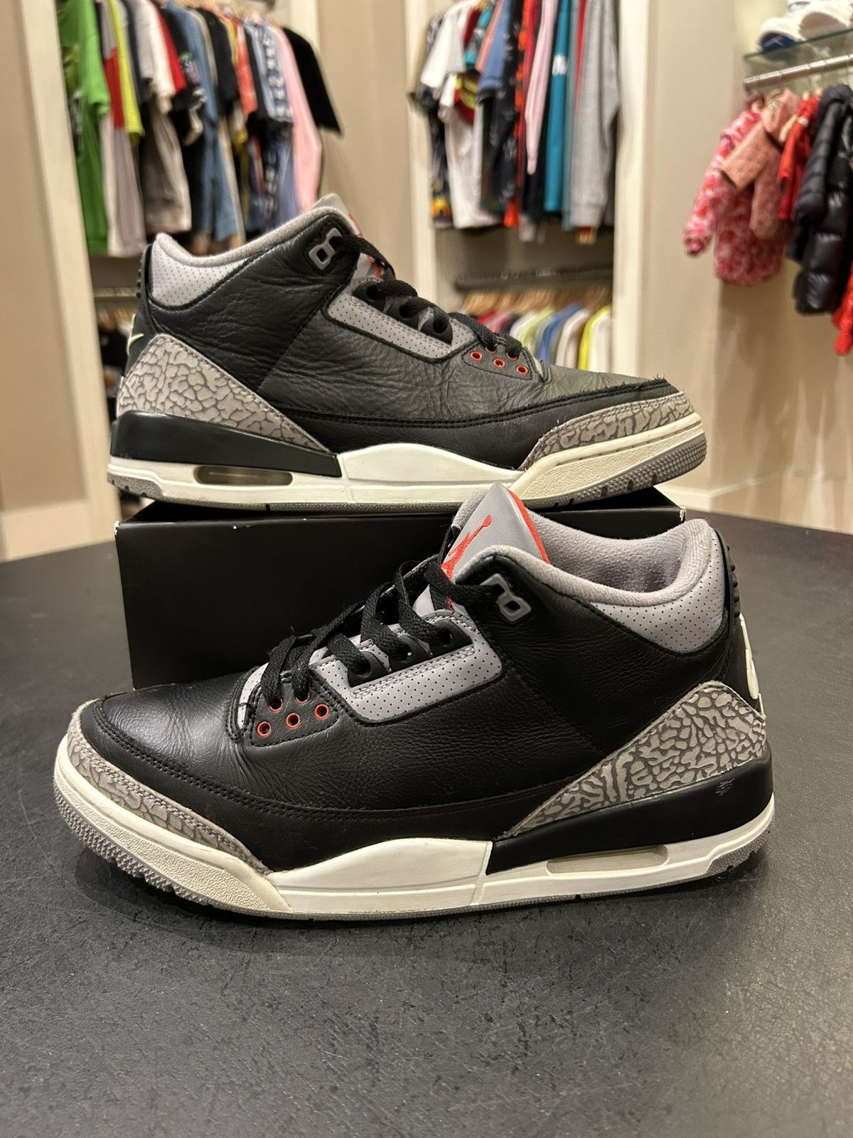 Jordan Brand Jordan 3 Retro ‘Black Cement’ Size US 10.5 / EU 43-44 - 1 Thumbnail