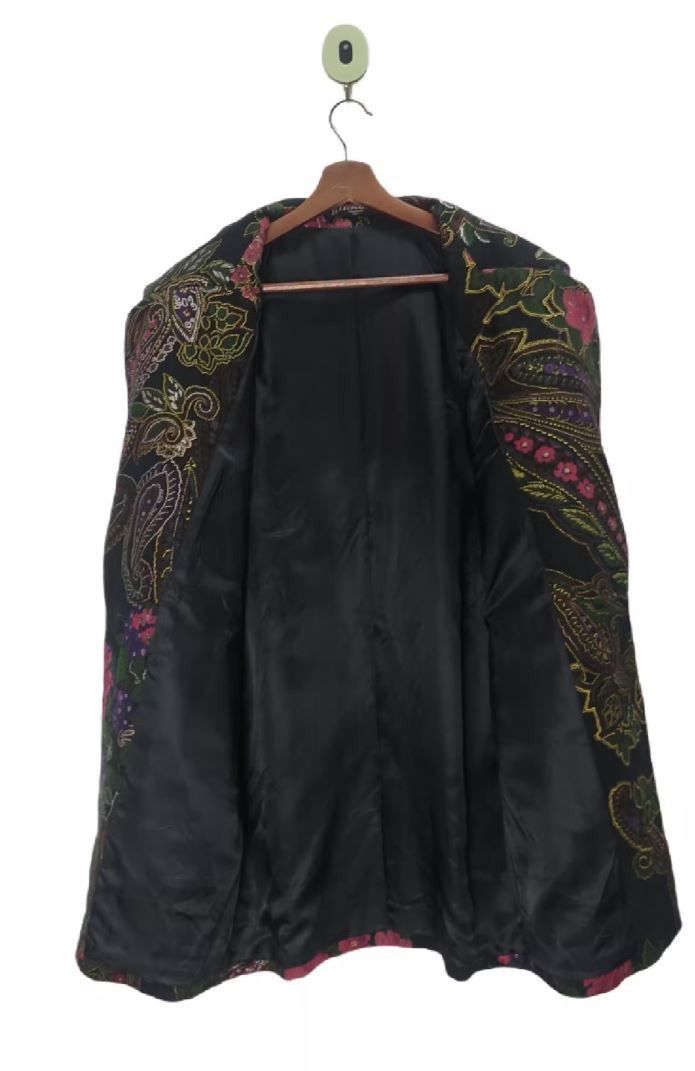 Leonard Paris Leonard Paris Wool Coat Size Medium or Large - Floral Print Size US L / EU 52-54 / 3 - 4 Thumbnail