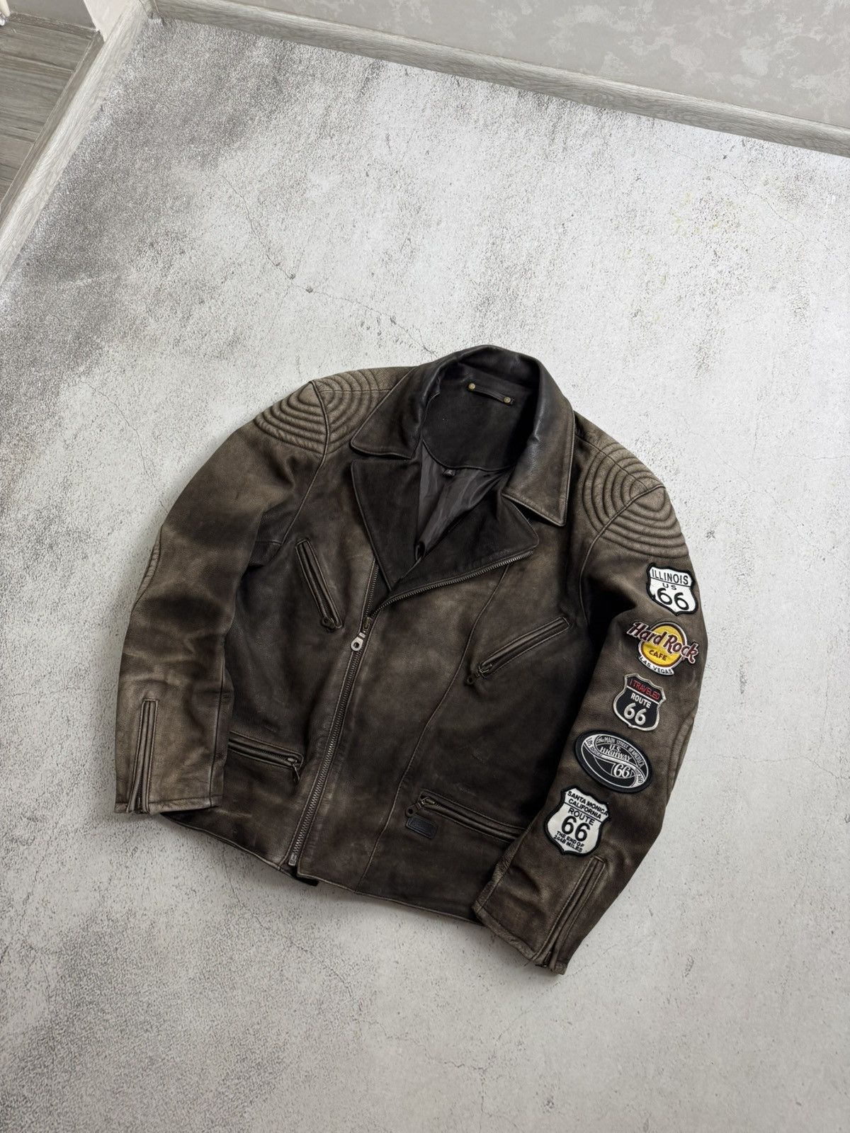 Genuine Leather Polo Motorcycles Vintage Leather Jacket Size US L / EU 52-54 / 3 - 3 Thumbnail