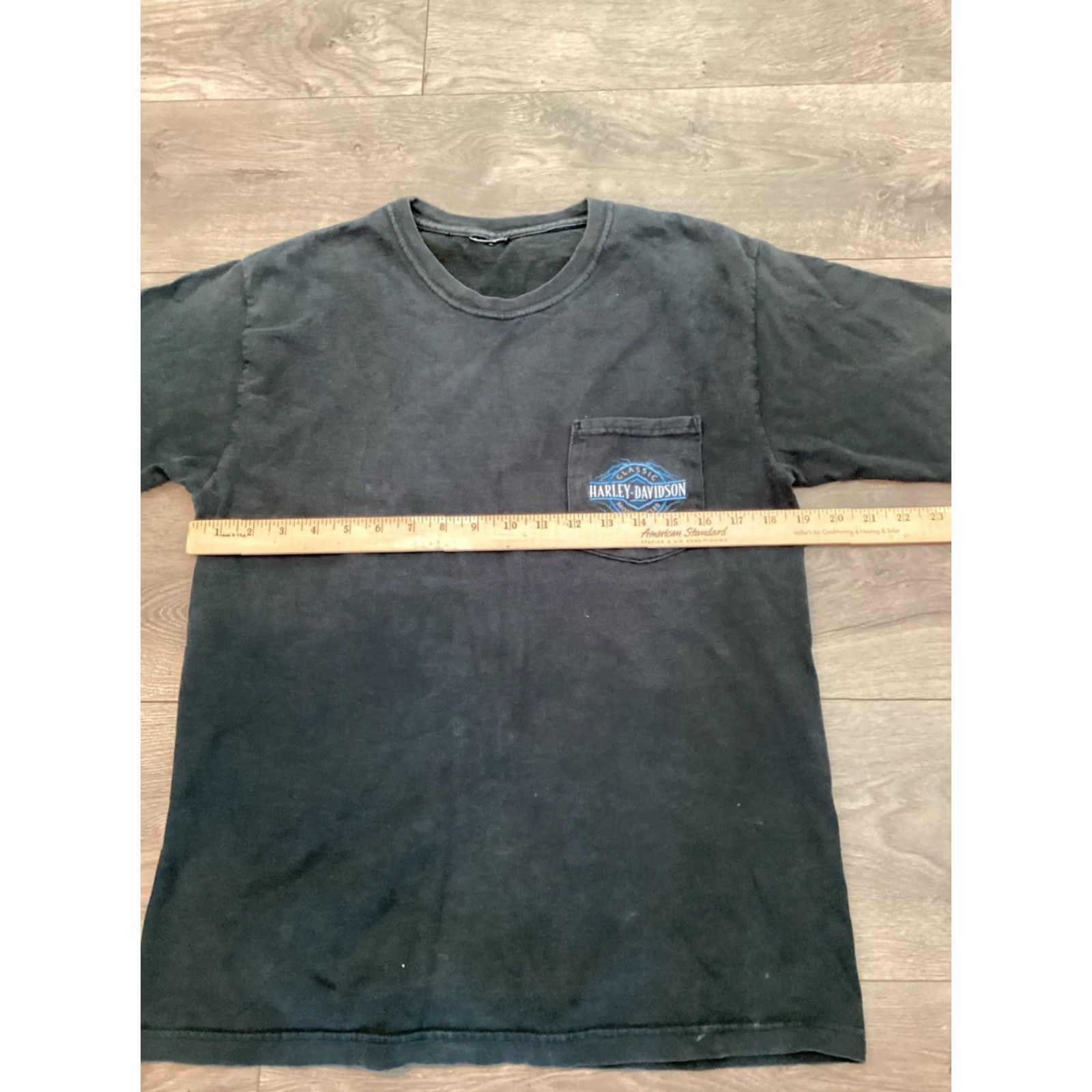 Harley Davidson Harley-Davidson T-Shirt Lake Tahoe Biker Blue Crew Neck Short Sleeve Men’s Large Size US L / EU 52-54 / 3 - 3 Thumbnail