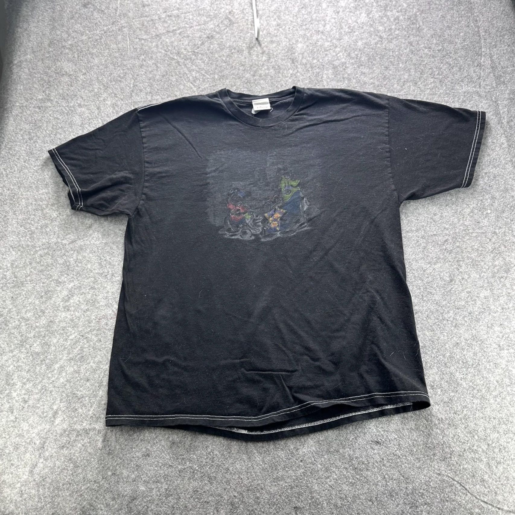 Disney Disney Shirt Mens XL Black Mickey Minnie Goofy Graphic Tee Mickey & Friends Size US XL / EU 56 / 4 - 2 Thumbnail