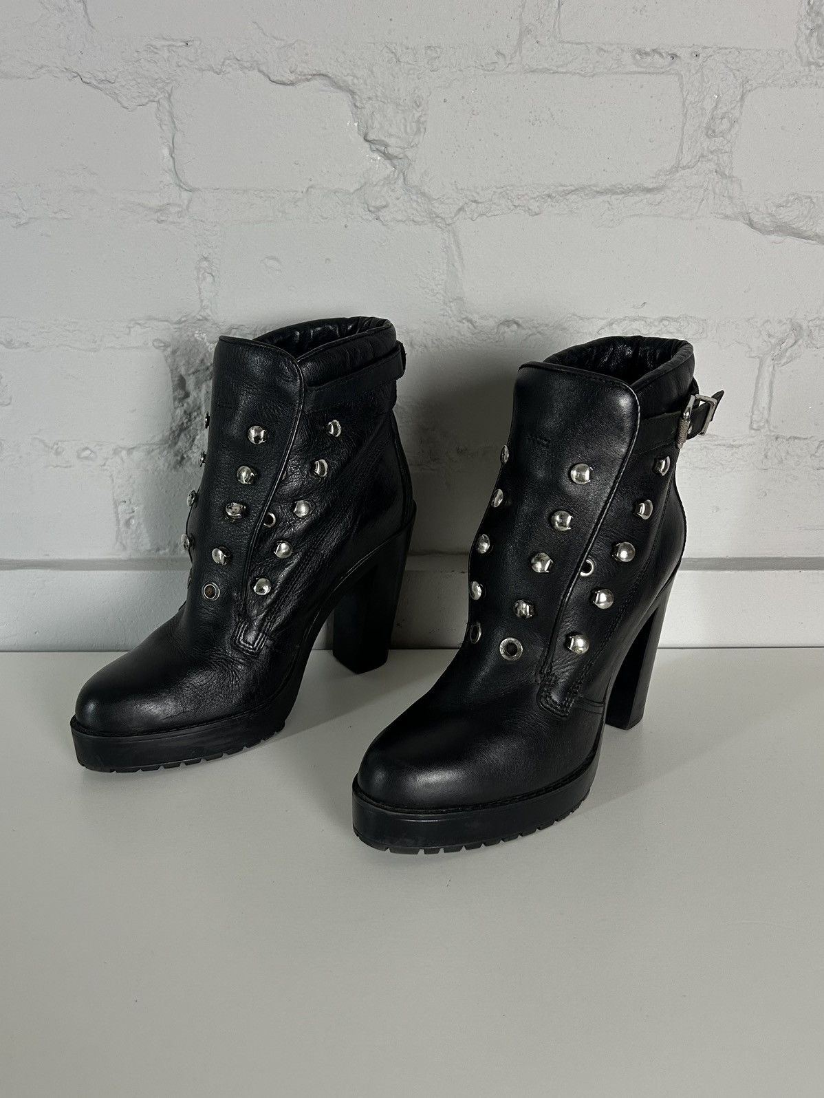 Diesel × Vintage Diesel leather ankle boots Size US 8 / IT 38 - 7 Thumbnail