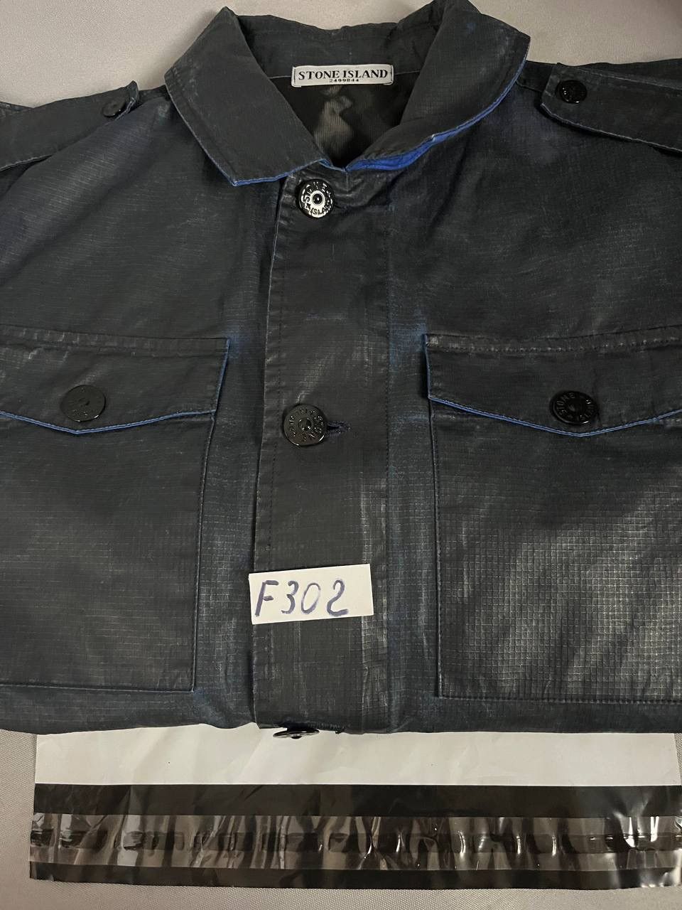 Stone Island Stone Island 2011 Rip Stop Coated Multi Pocket Jacket Navy Size US S / EU 44-46 / 1 - 15 Thumbnail