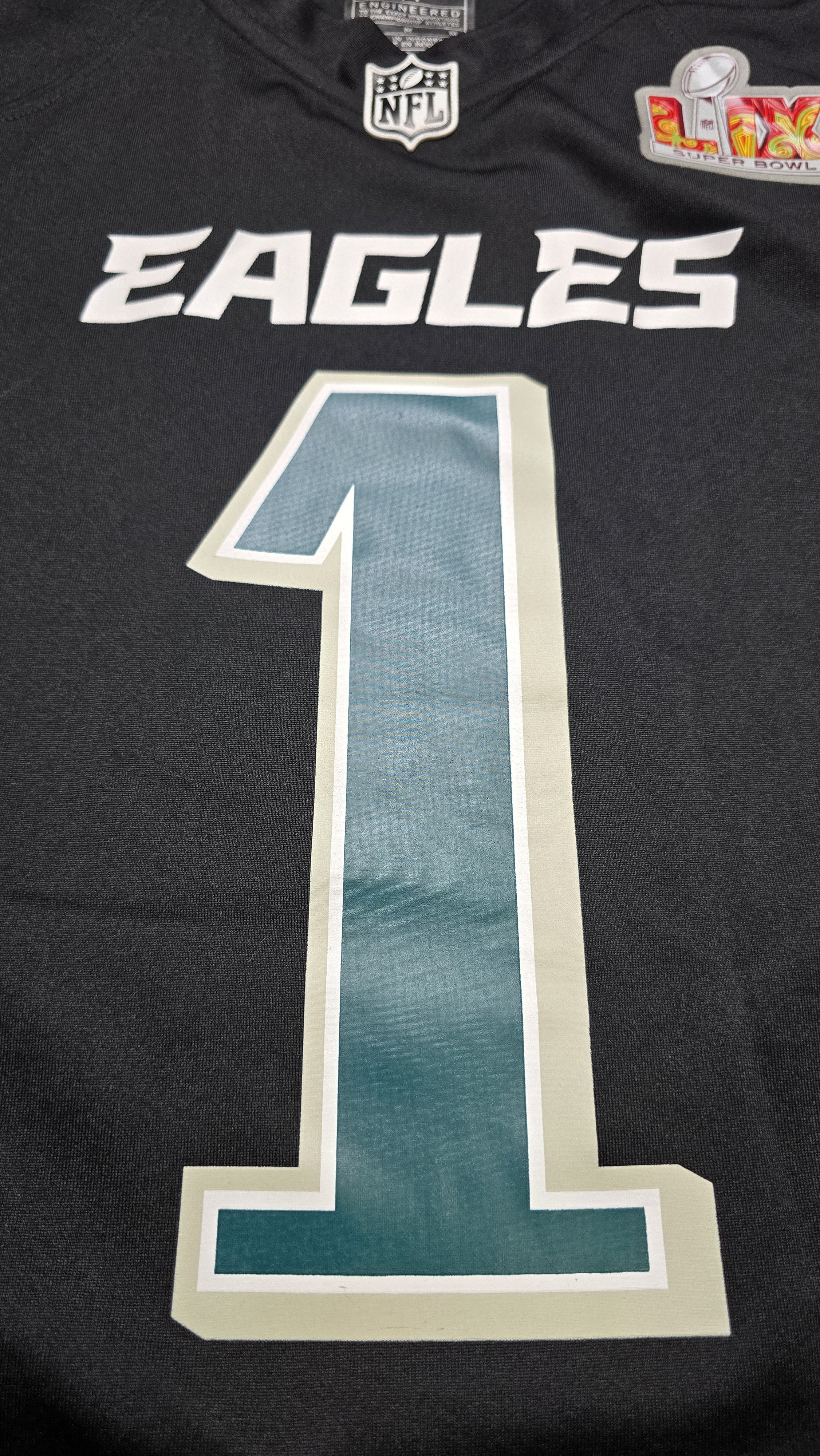 Nike Jalen Hurts #1 Eagles Nike Super Bowl LIX Champions Jersey Size US M / EU 48-50 / 2 - 11 Thumbnail