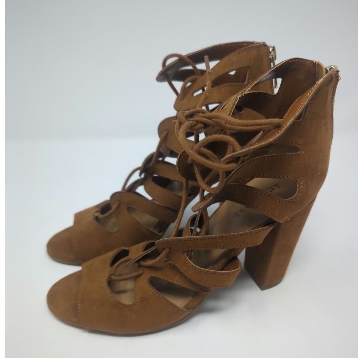 Other Indigo Rd gladiator tie suede heels Womens Size 7.5 Size US 7.5 / IT 37.5 - 1 Thumbnail