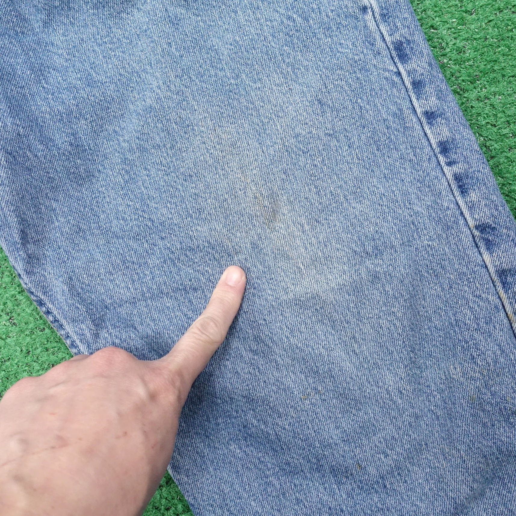 Levi's VINTAGE LEVI'S 505 REGULAR FIT 90s BLUE DENIM JEANS 38X32 MENS Size US 38 / EU 54 - 5 Thumbnail