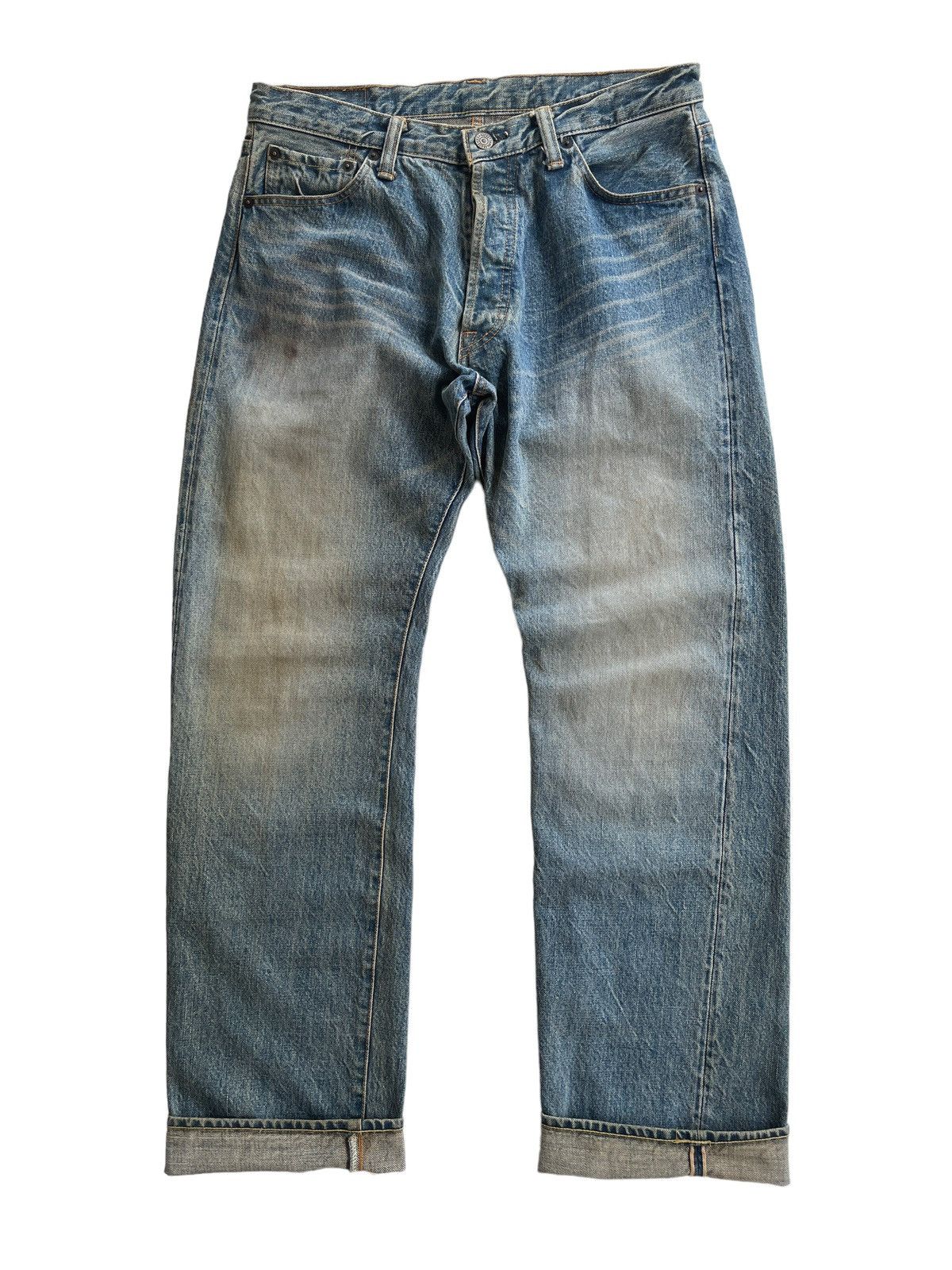 Japanese Brand Japanese Rocket Saddle Mudd Selvedge Jeans Size US 31 - 1 Thumbnail