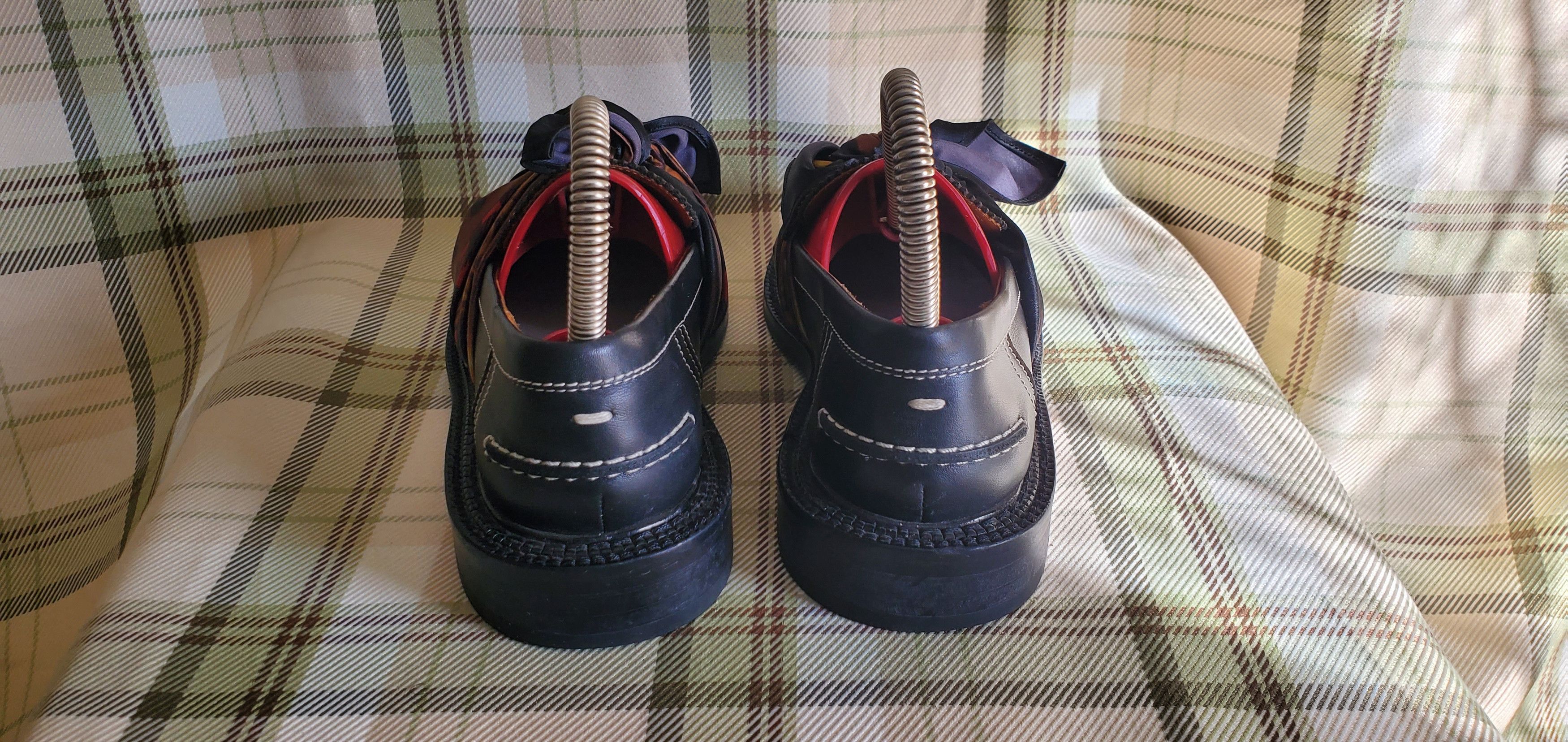 Maison Margiela Maison Margiela Silk-scarf Tie-front Leather Loafers Size US 5 / IT 35 - 4 Thumbnail