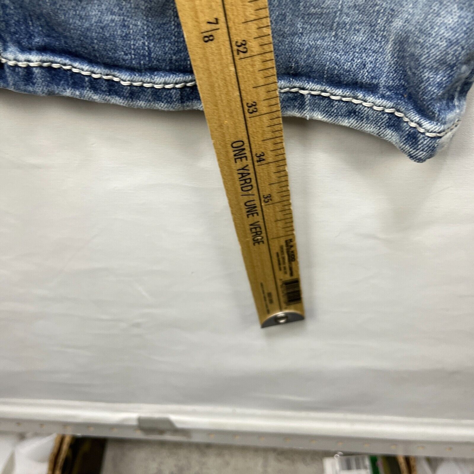 Miss Me × Vintage Vintage Y2K Miss Me Jeans Mid Rise Boot Flare Size 30 x 34 Size 30" / US 8 / IT 44 - 16 Thumbnail