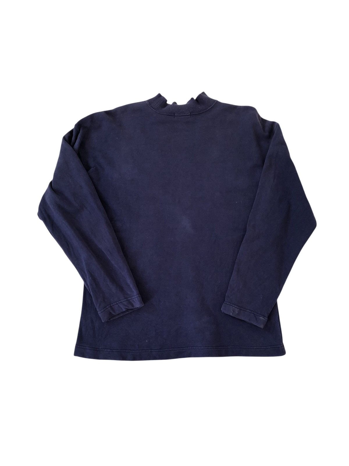 Issey Miyake Vintage 80’s Issey Miyake Sweatshirt Turtle Neck Design Size US M / EU 48-50 / 2 - 2 Thumbnail