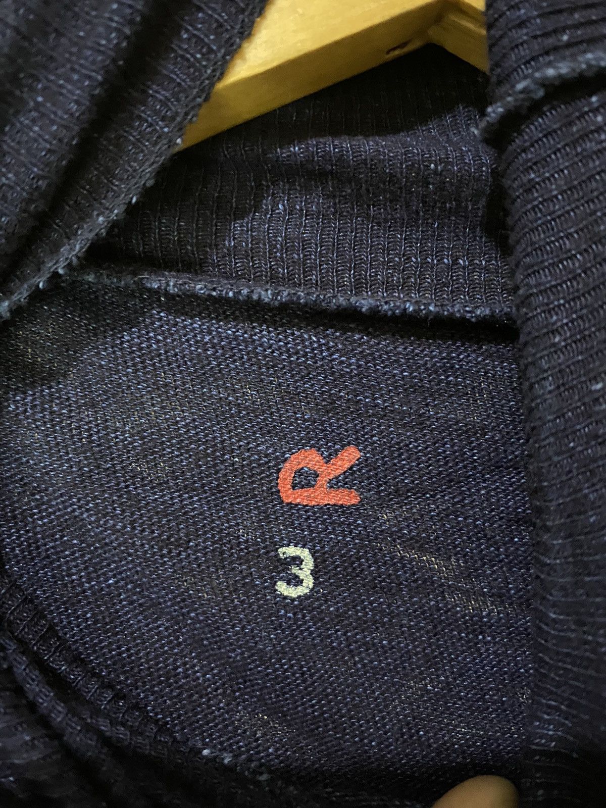 45rpm × Japanese Brand × Vintage 45rpm Japan Indigo Turtle Neck Sweaters Size US M / EU 48-50 / 2 - 6 Thumbnail