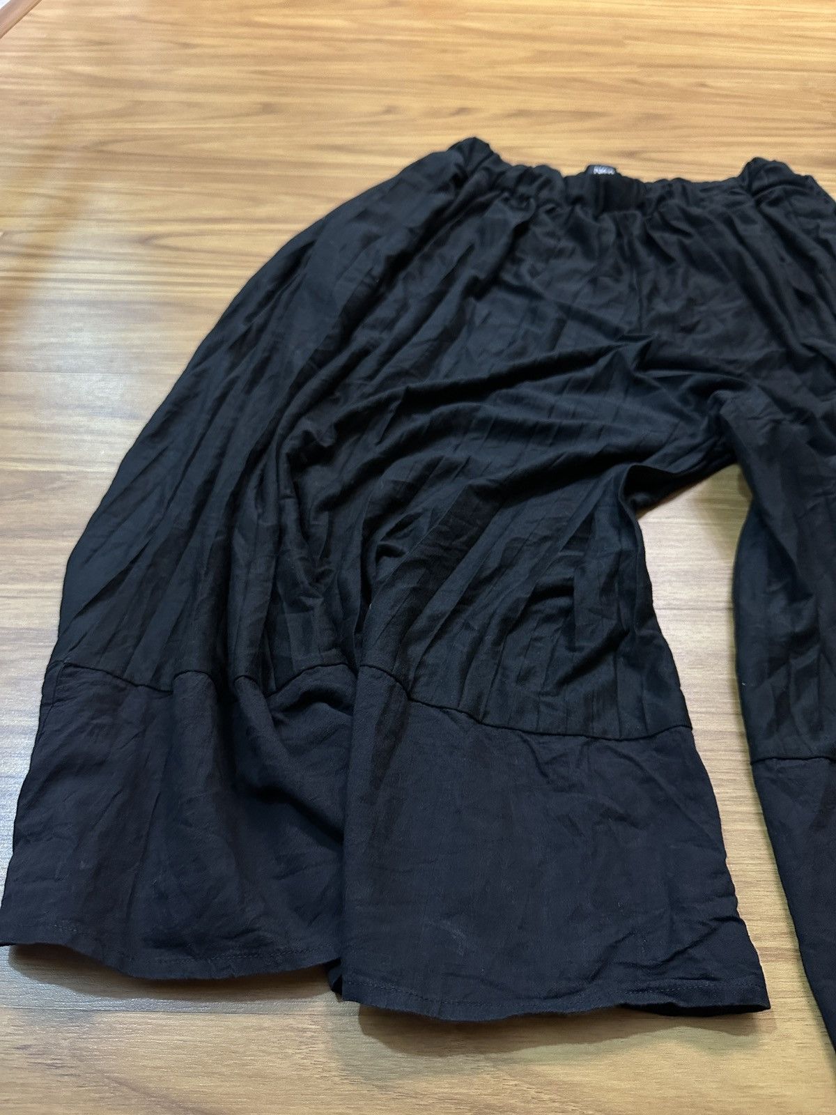 Ne-Net Ne - Net ( Issey Miyake ) Wide Pleated Cropped Pant Size US 30 / EU 46 - 3 Thumbnail