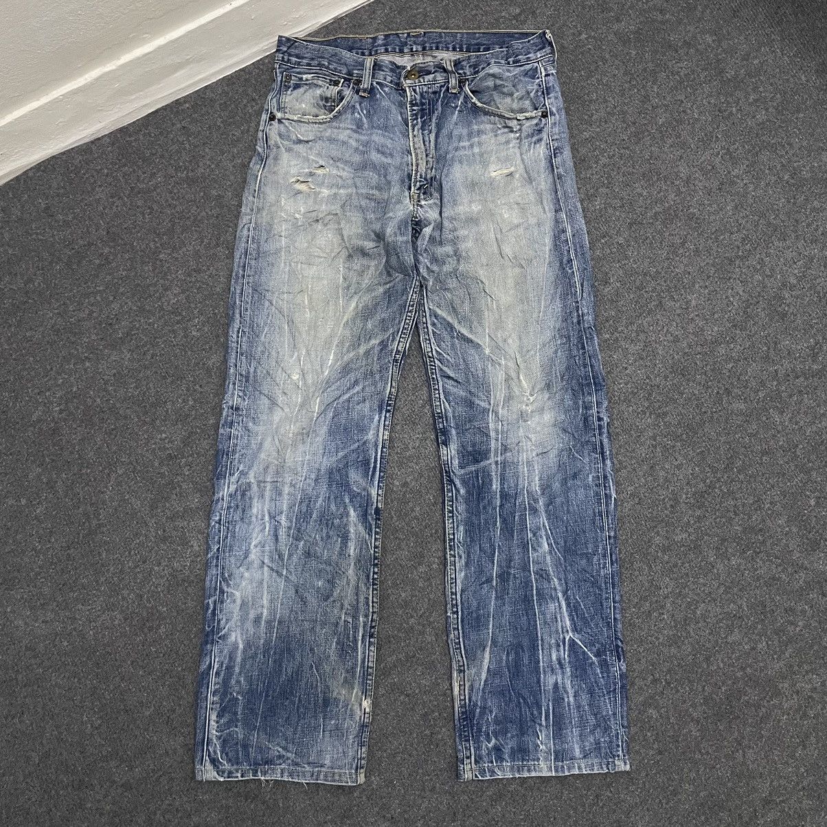 Levi's × Levi's Vintage Clothing × Vintage Vintage Levis 503 Crazy Fades Baggy Jeans Size US 33 - 10 Thumbnail