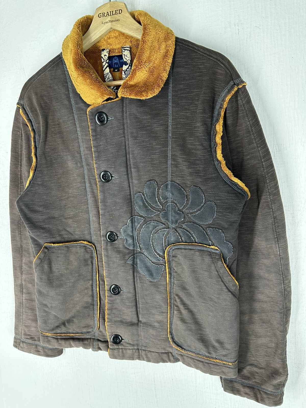 Japanese Brand Fur Winter Coat Iron Under Damp Cloth Coat Jacket Size US M / EU 48-50 / 2 - 3 Thumbnail