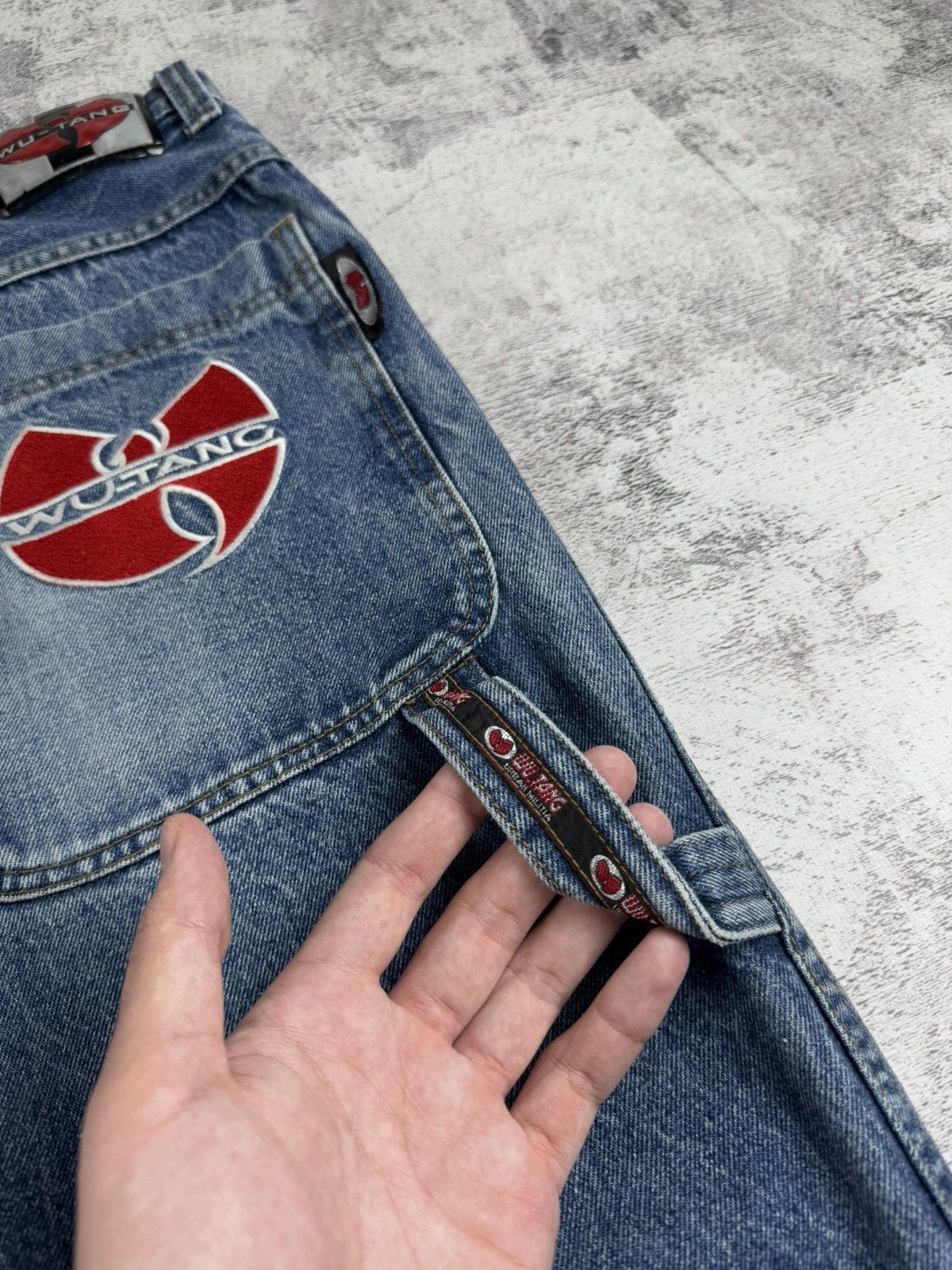Wu-Tang Clan WU-TANG VINTAGE DENIM RAP HIP HOP BAGGY SKATE JEANS PANTS Size US 34 / EU 50 - 12 Thumbnail
