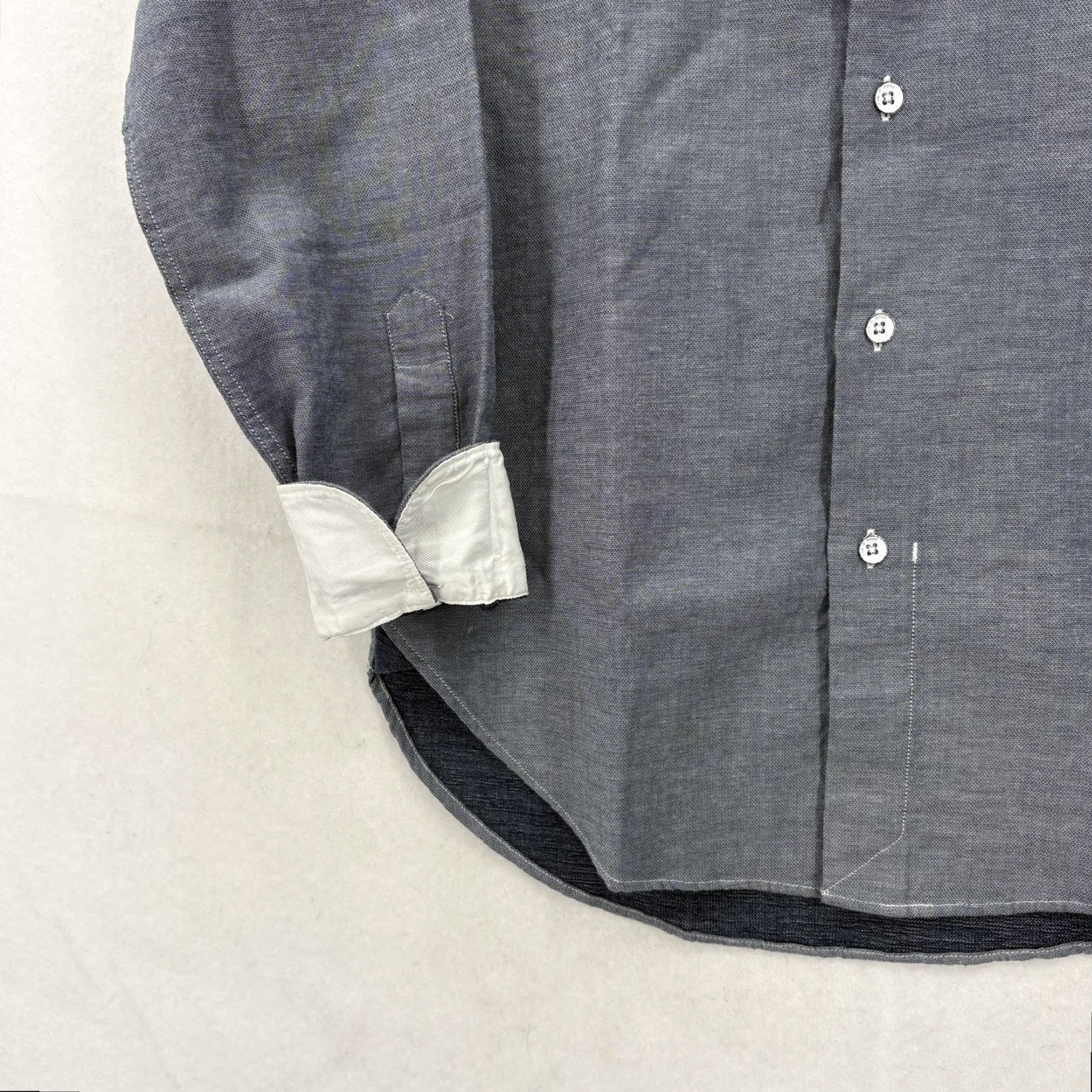Rag & Bone VINTAGE only if applicable — Rag & Bone Shirt Mens XS Blue Chambray Classic Fit Long Sleeve Button Casual Size US XS / EU 42 / 0 - 4 Thumbnail