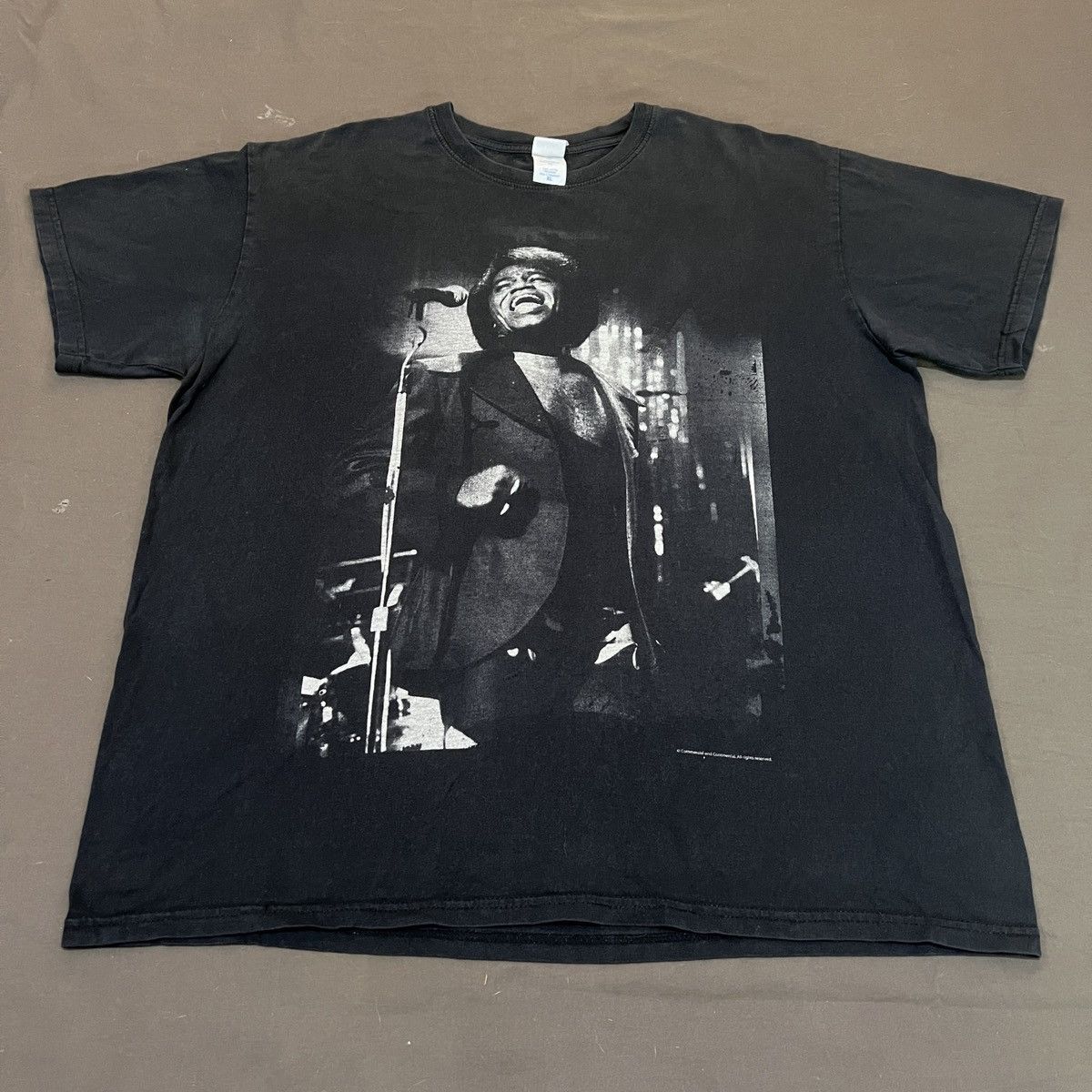Band Tees Vintage Y2K James Brown The Godfather of Soul Tee XL Faded Size US XL / EU 56 / 4 - 4 Thumbnail