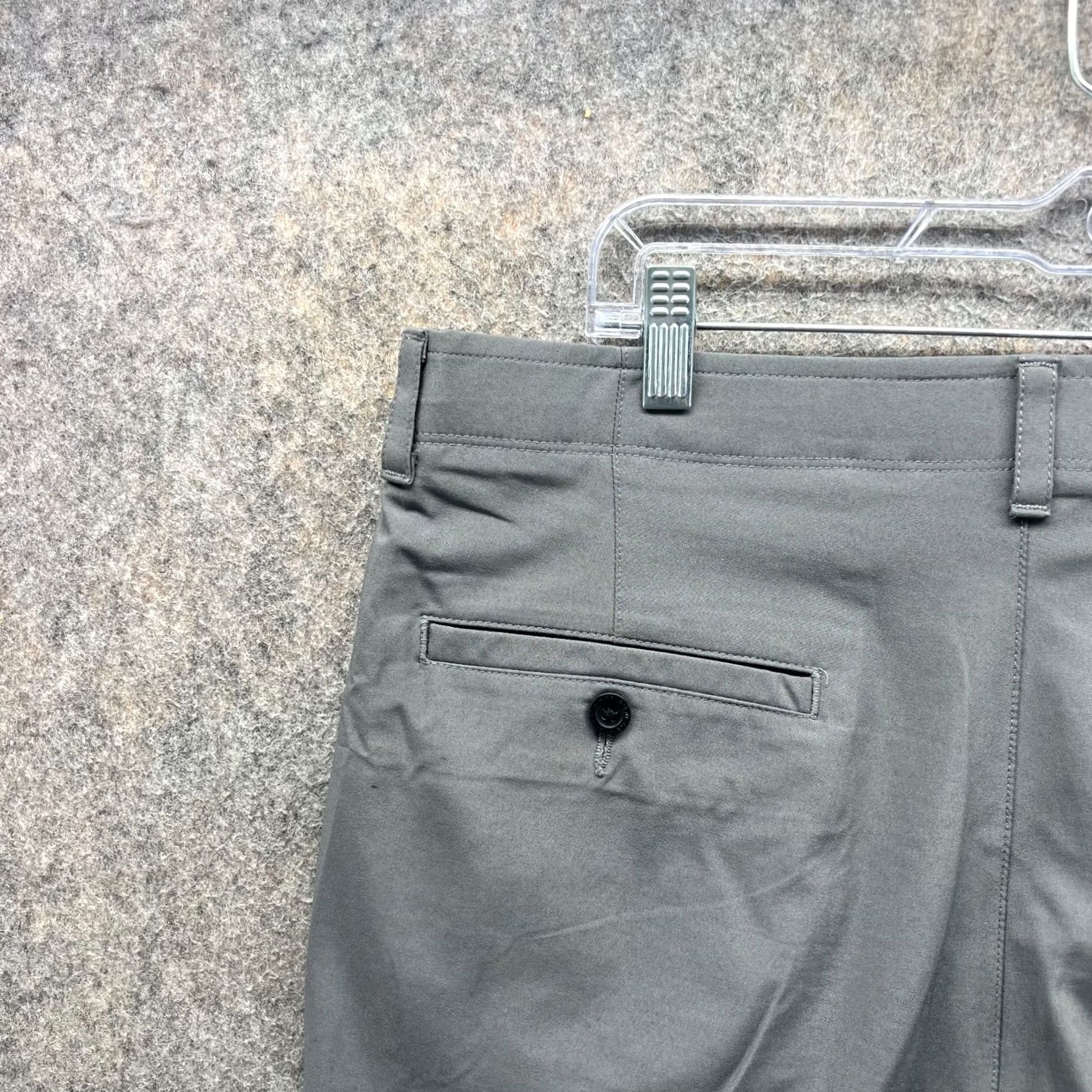 Vintage Jack Nicklaus Shorts Mens 38 Gray Chino Flat Front Cotton Golf Golfer Knit Pants Shirt Size US 38 / EU 54 - 5 Thumbnail