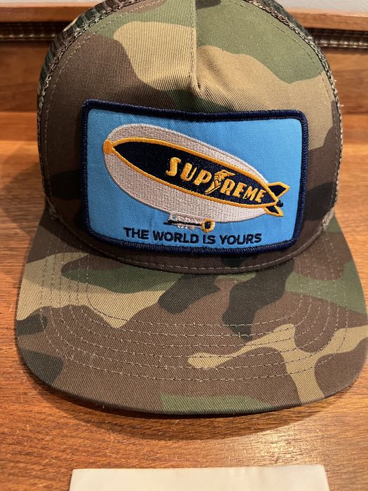 Supreme the world is yours sale hat