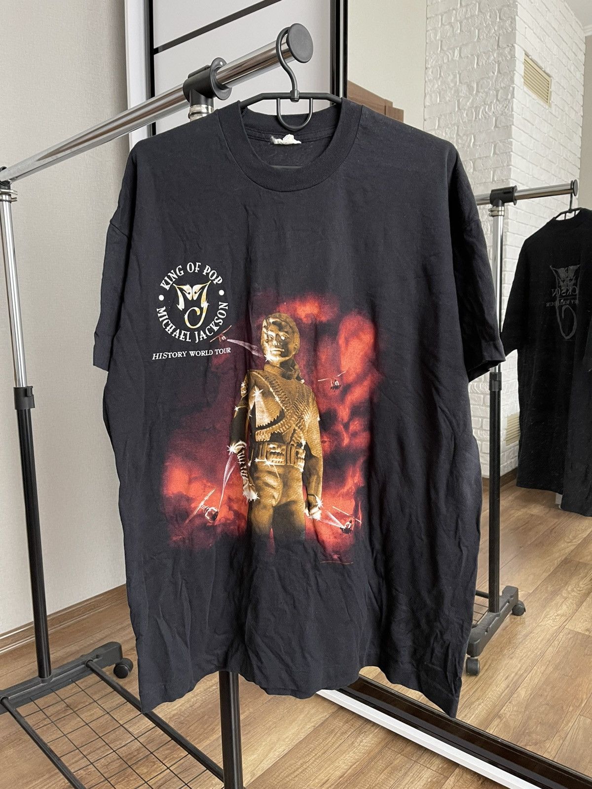 Band Tees 1996 Michael Jackson History World Tour T-Shirt Tee Vintage Size US XL / EU 56 / 4 - 3 Thumbnail