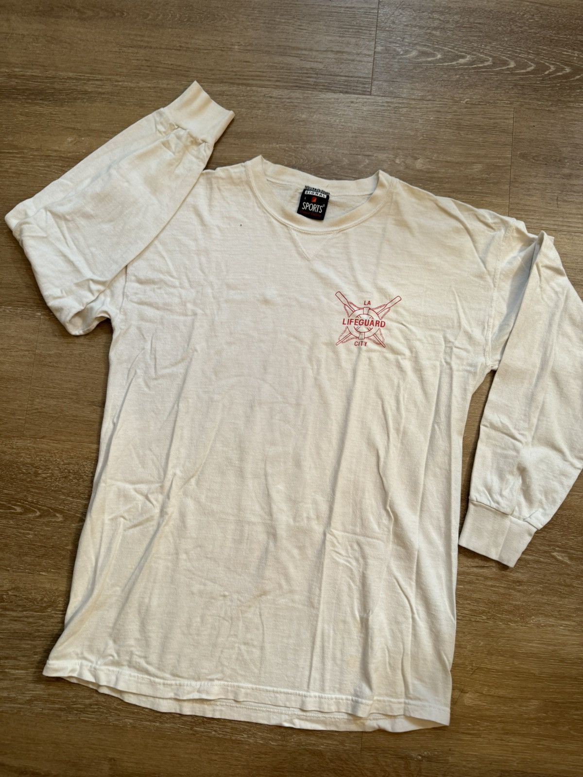 Signal Sport × Vintage Vintage Los Angeles City Lifeguard Long-sleeve Graphic Tee L Size US L / EU 52-54 / 3 - 13 Thumbnail