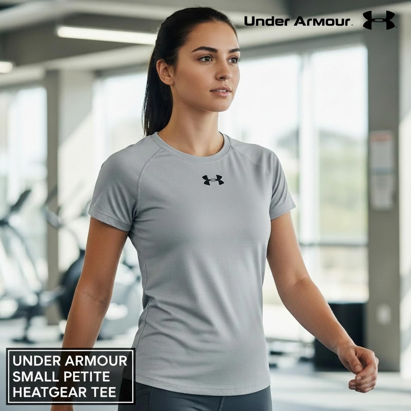 Under Armour Under Armour Women's HeatGear Small Petite Gray PerformanceT Size S / US 4 / IT 40 - 1 Thumbnail