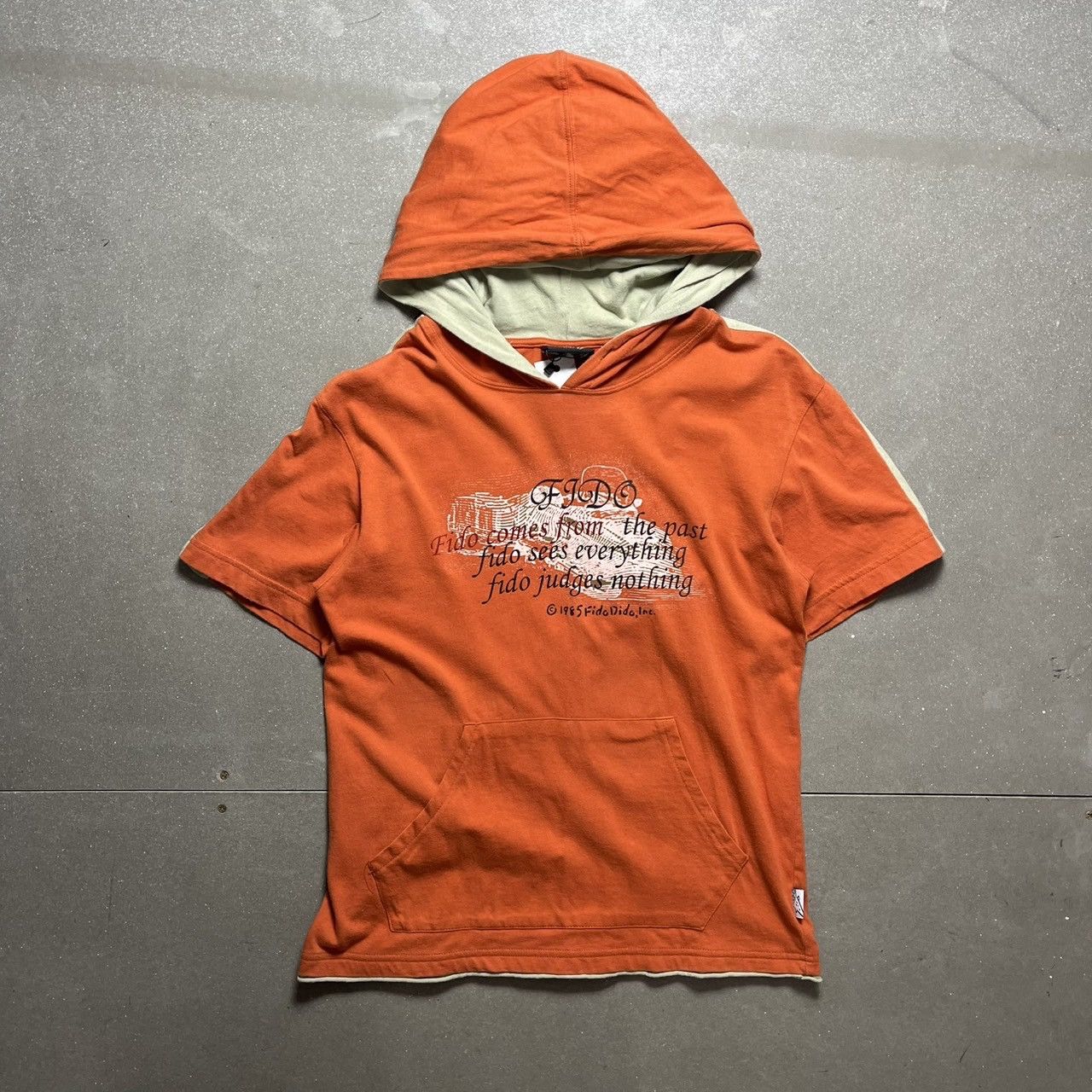 If Six Was Nine × Japanese Brand Fido Dido Japanese Brand Short Sleeve Hoodie Size M / US 6-8 / IT 42-44 - 1 Thumbnail