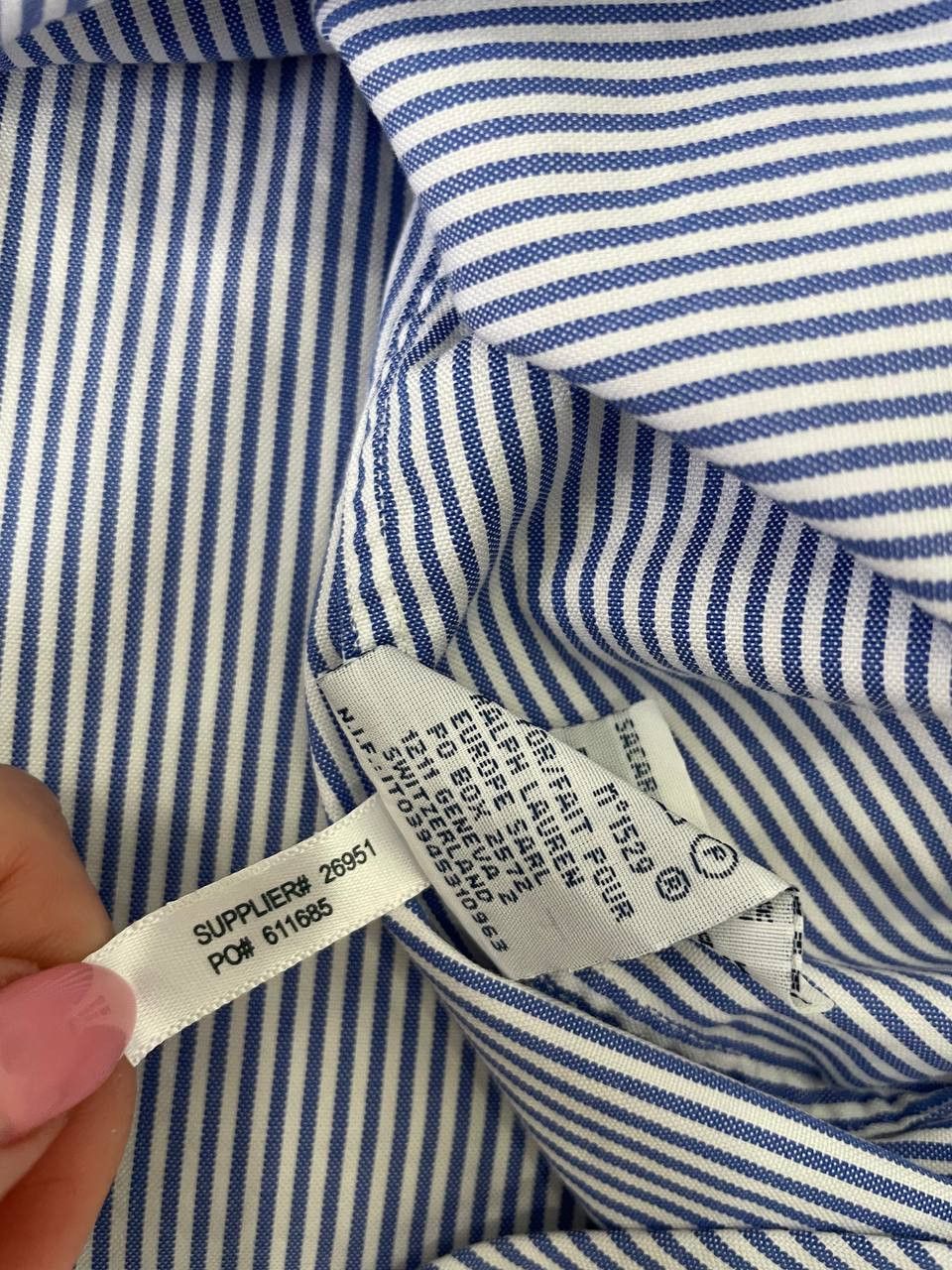 Polo Ralph Lauren Polo Ralph Lauren men's shirt,blue stripes,slim fit, size XL Size US XL / EU 56 / 4 - 12 Thumbnail