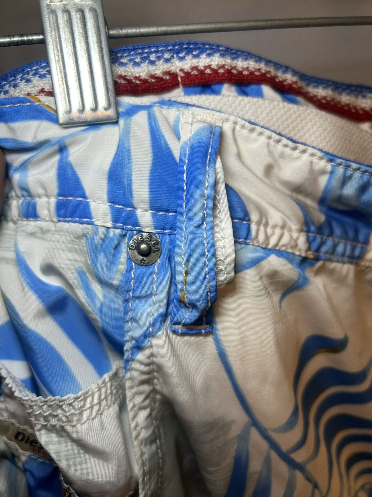 Diesel Vintage Diesel Industry palm leaves swim shorts Size US 36 / EU 52 - 18 Thumbnail