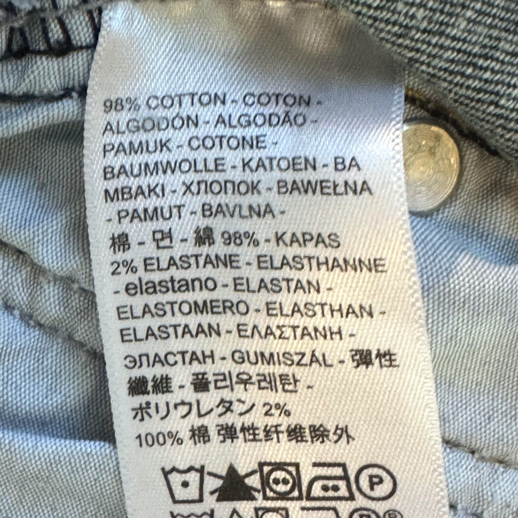 Levi's Levi's 559 Jeans Mens 38x30 Blue Straight Leg Denim Stretch Mid Rise 98 Cotton Size US 38 / EU 54 - 6 Thumbnail
