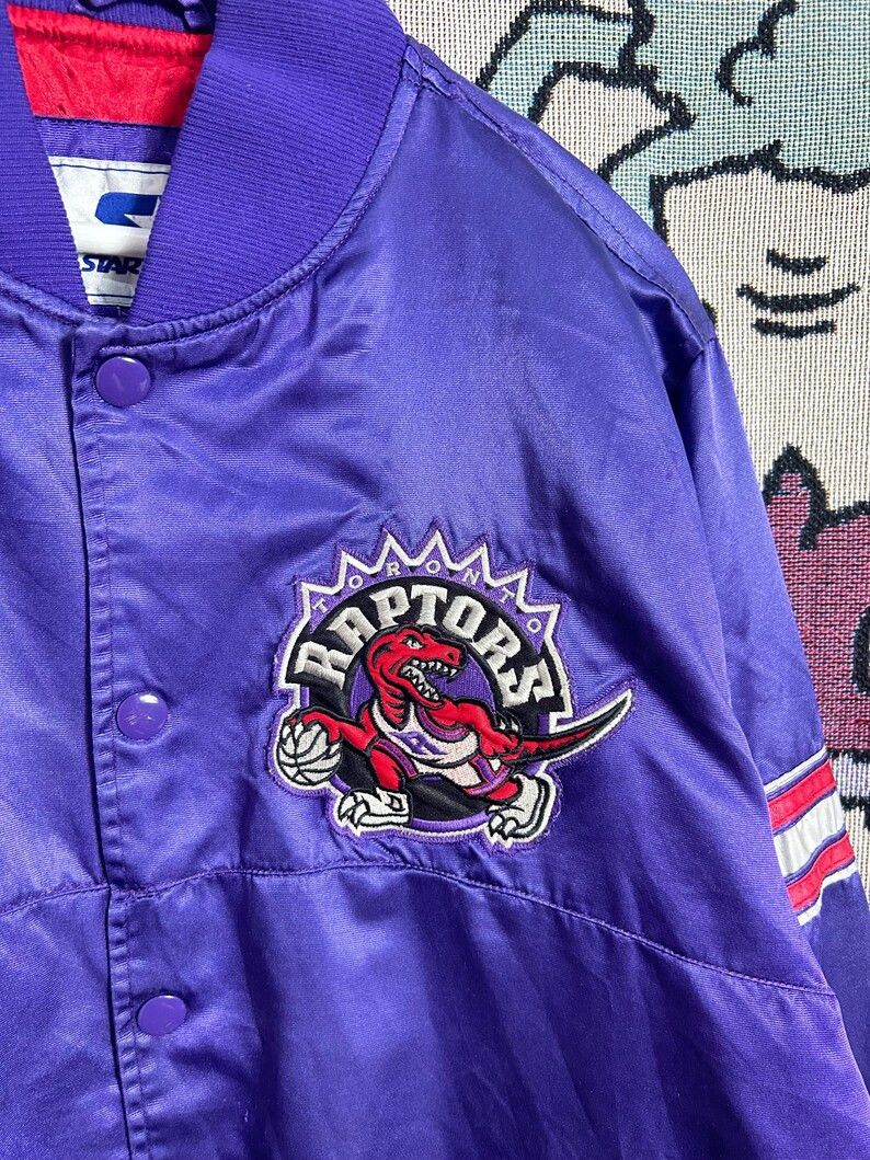 NBA Vintage 90s Toronto Raptors Jacket size L Size US L / EU 52-54 / 3 - 2 Thumbnail