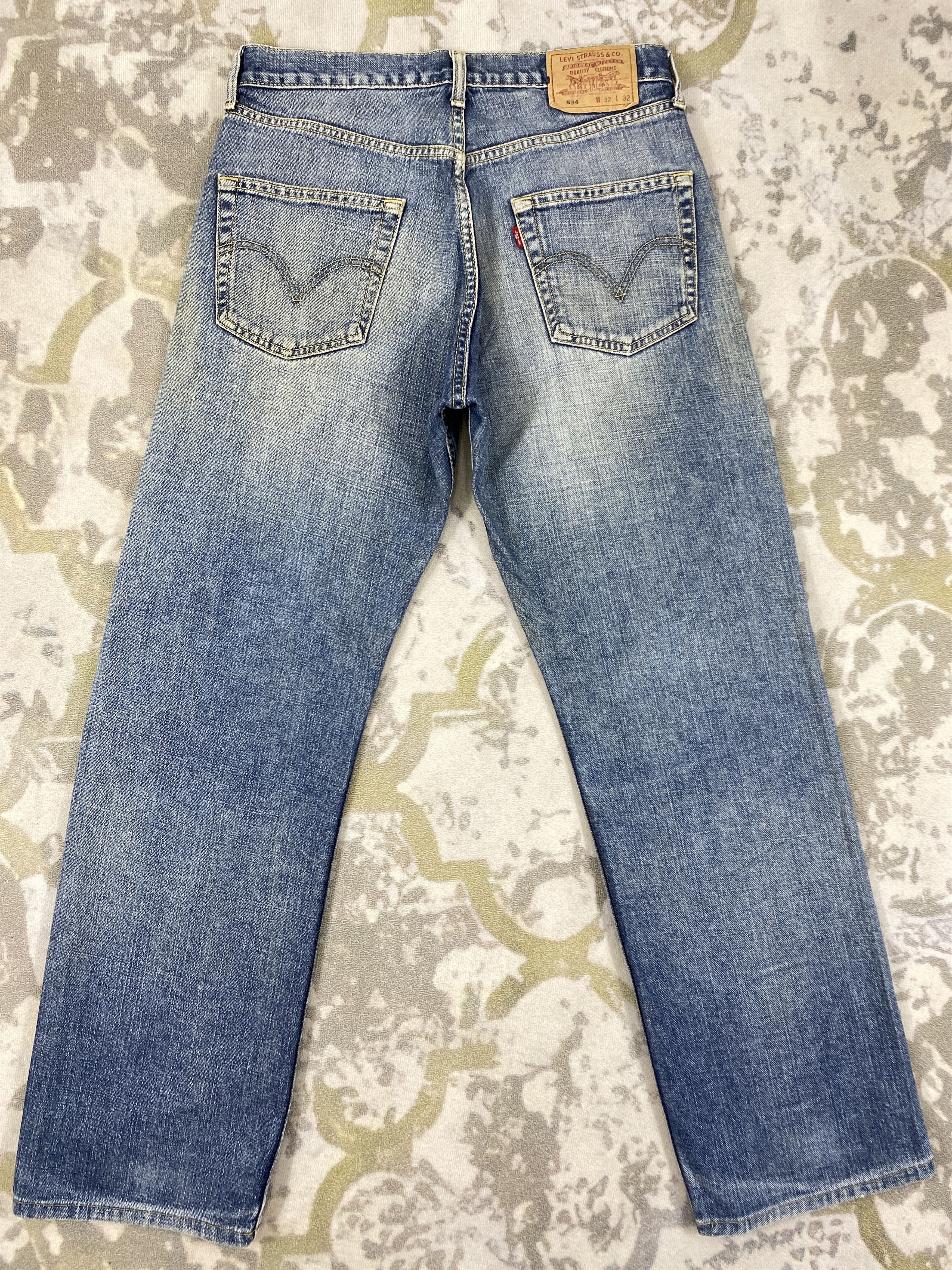 Vintage Distressed Blue Vintage Levi's 534 32x30 Denim -JN947 Size US 32 / EU 48 - 2 Thumbnail