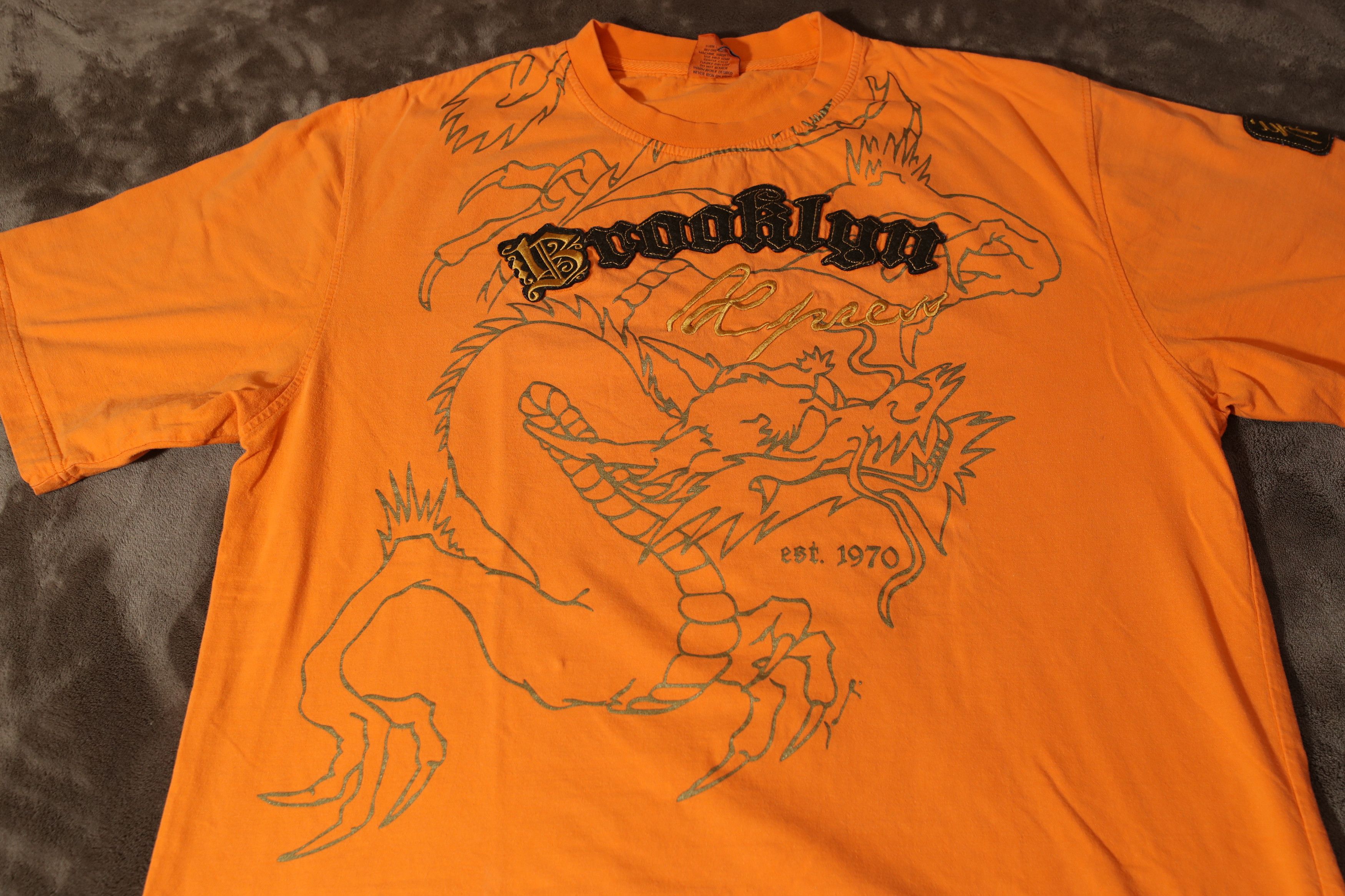 Brooklyn Xpress VTG Y2K BROOKLYN XPRESS Embroidered Logo AOP Shirt (XXL) Size US XXL / EU 58 / 5 - 3 Thumbnail